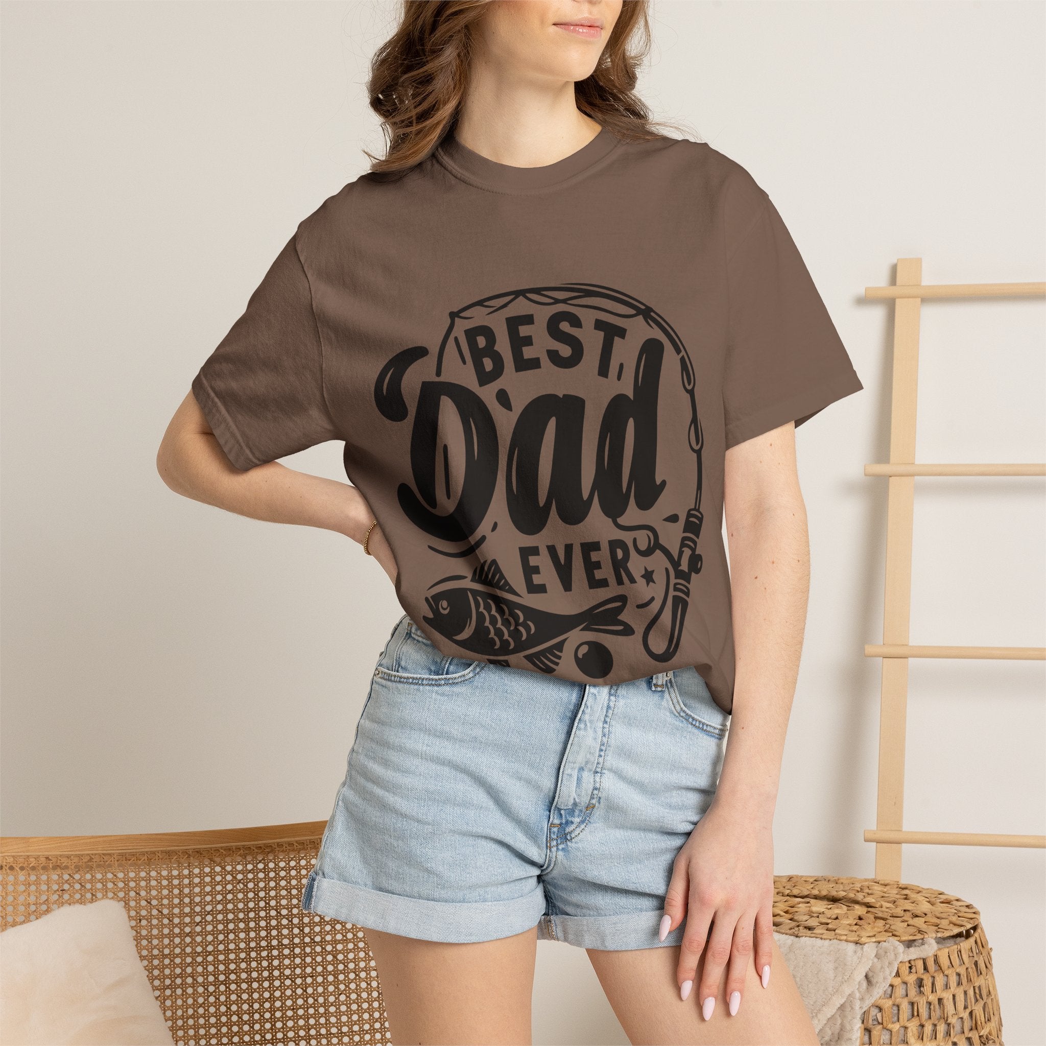 Best Dad Ever Fishing T-Shirt — Father’s Day Gift Tee