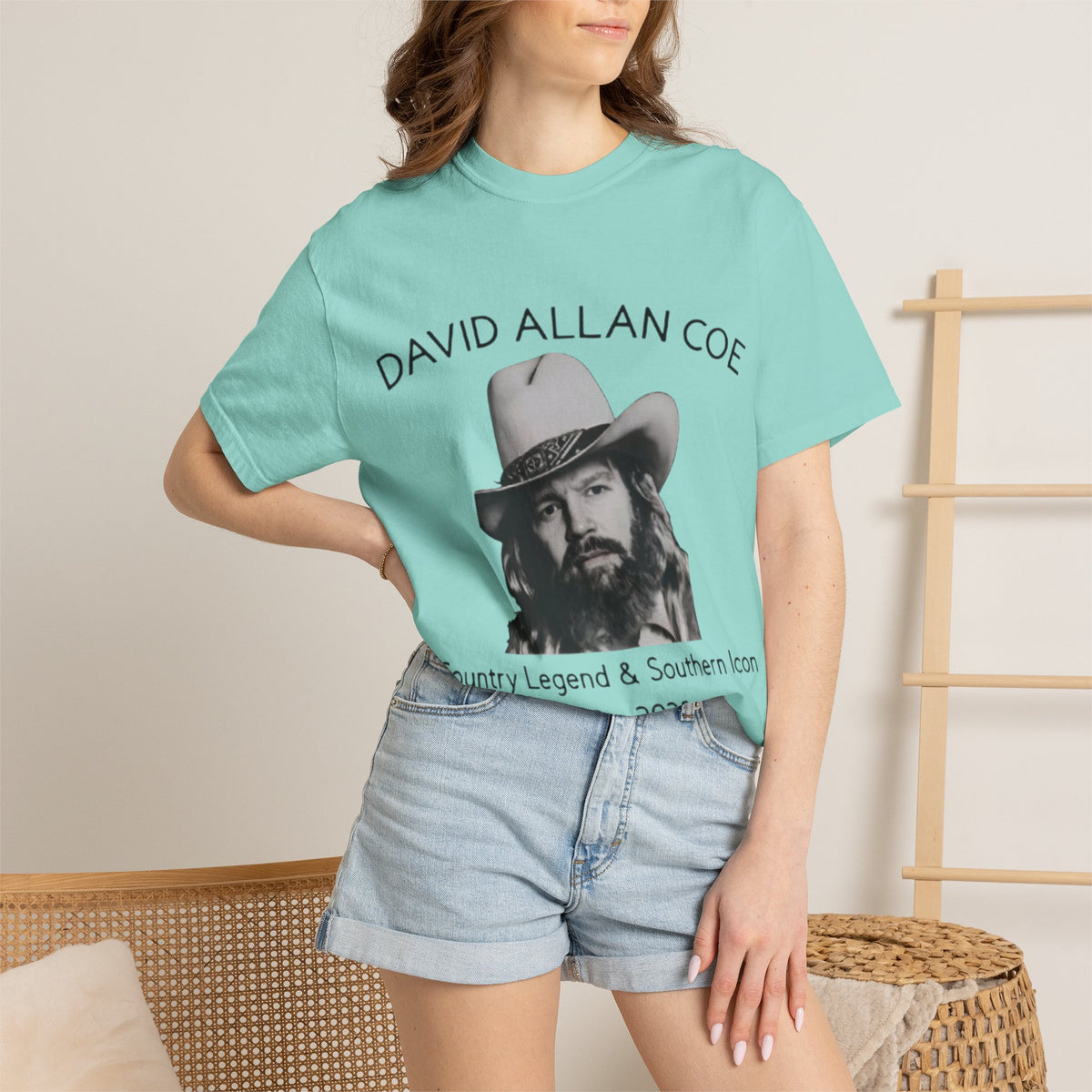 David Allan Coe Tribute T-Shirt — Country Legend Memorial Tee (1939–2026)