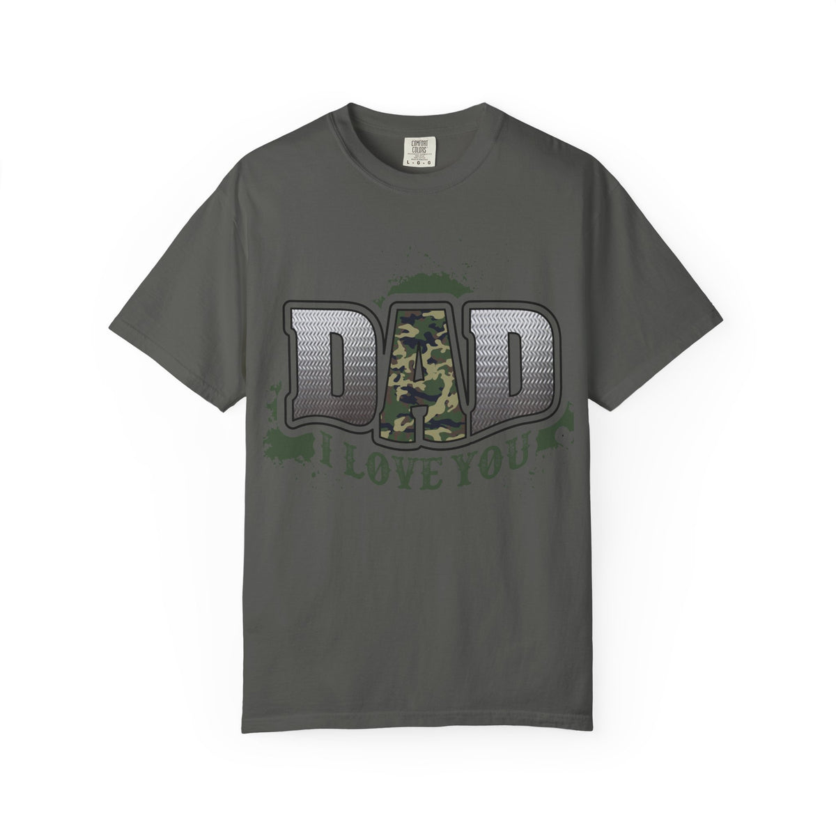 Dad I Love You Camo Graphic T-Shirt