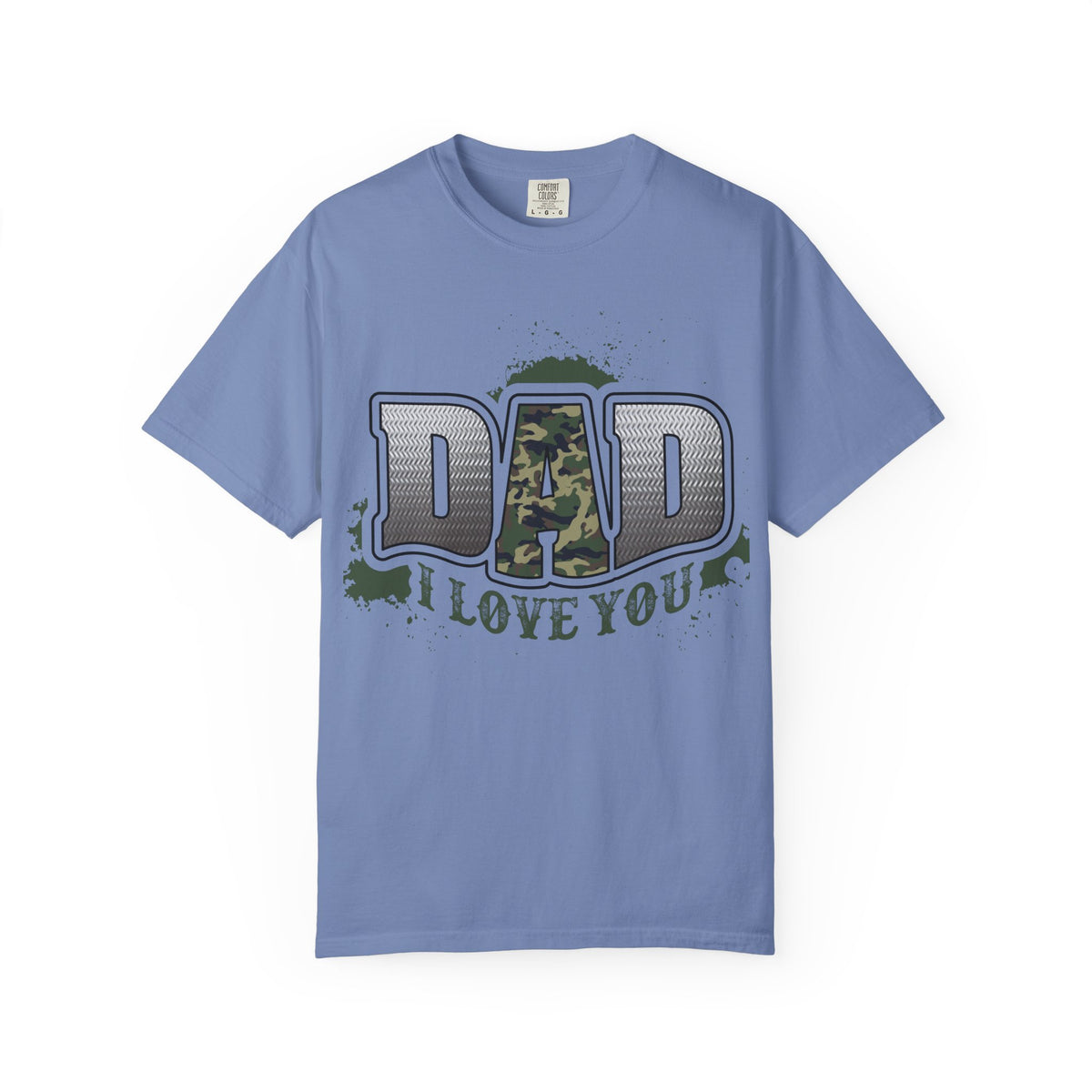 Dad I Love You Camo Graphic T-Shirt