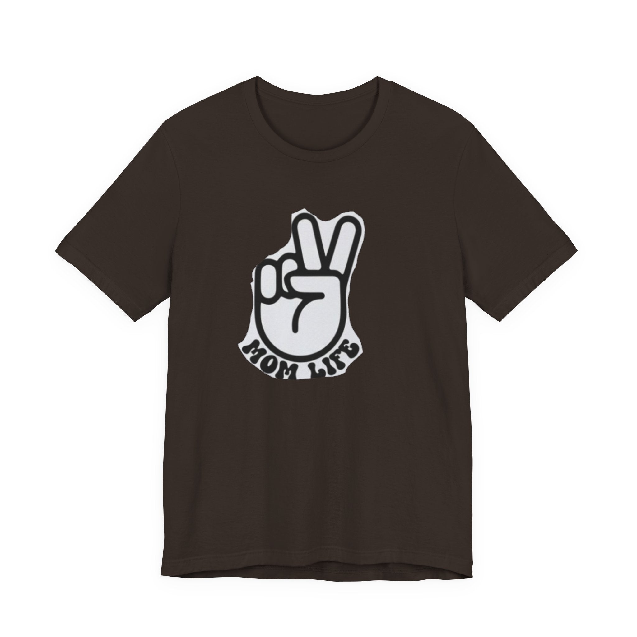 Mom Life Peace Sign T-Shirt