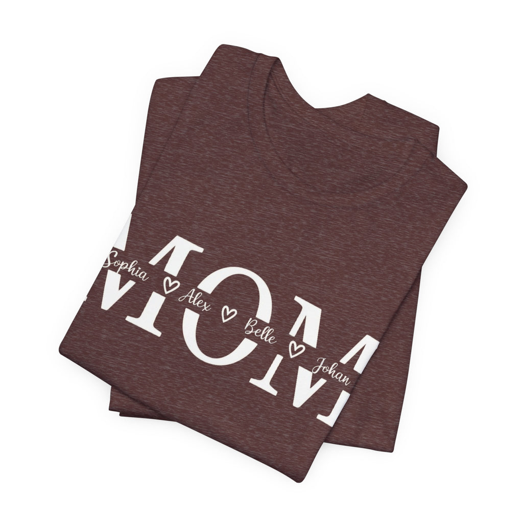 Soft Cotton Mom Heart Tee