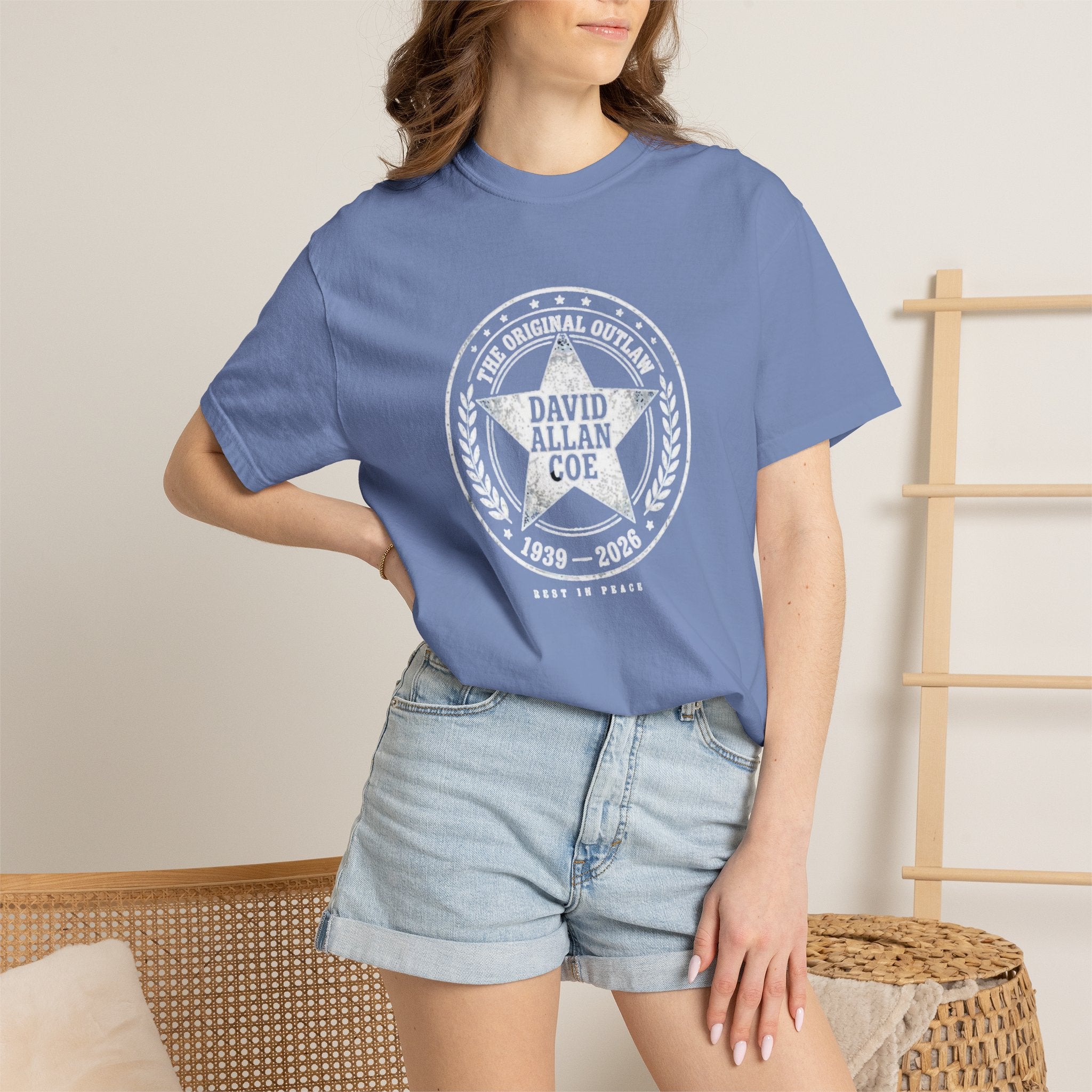Distressed Star Seal T-Shirt — Vintage Americana Graphic Tee