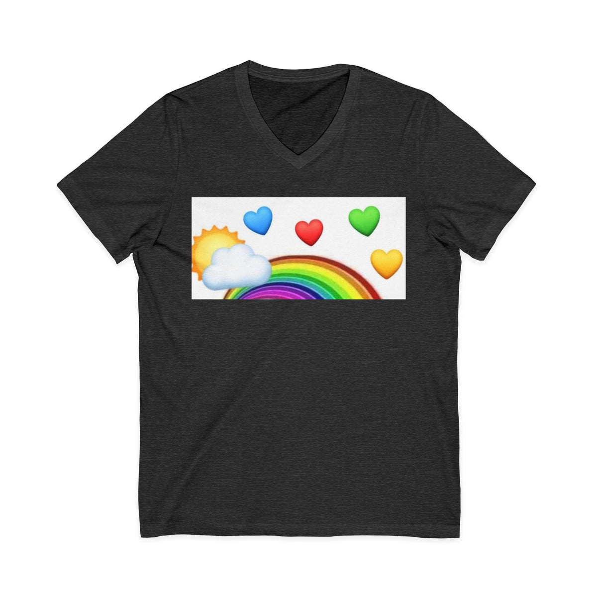 Unisex Jersey Short Sleeve V-Neck Tee