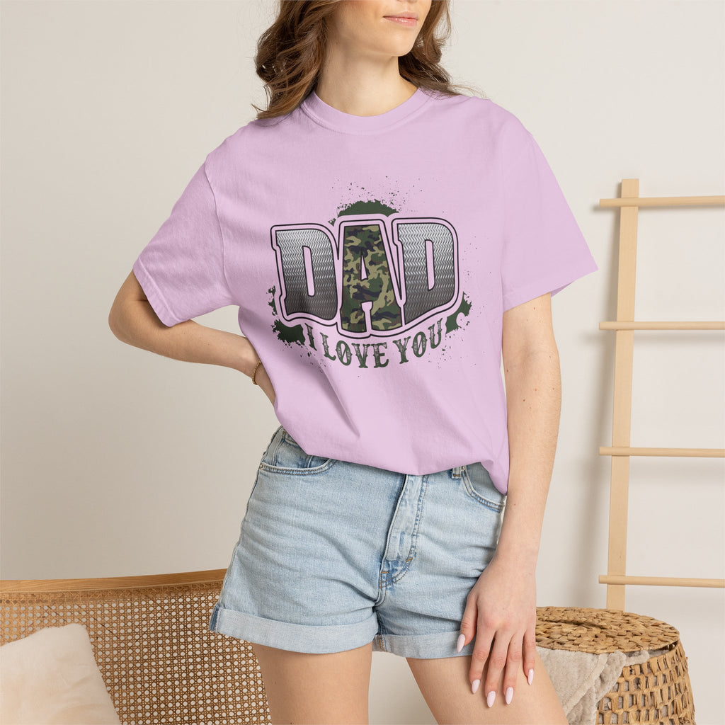 Dad I Love You Camo T-Shirt