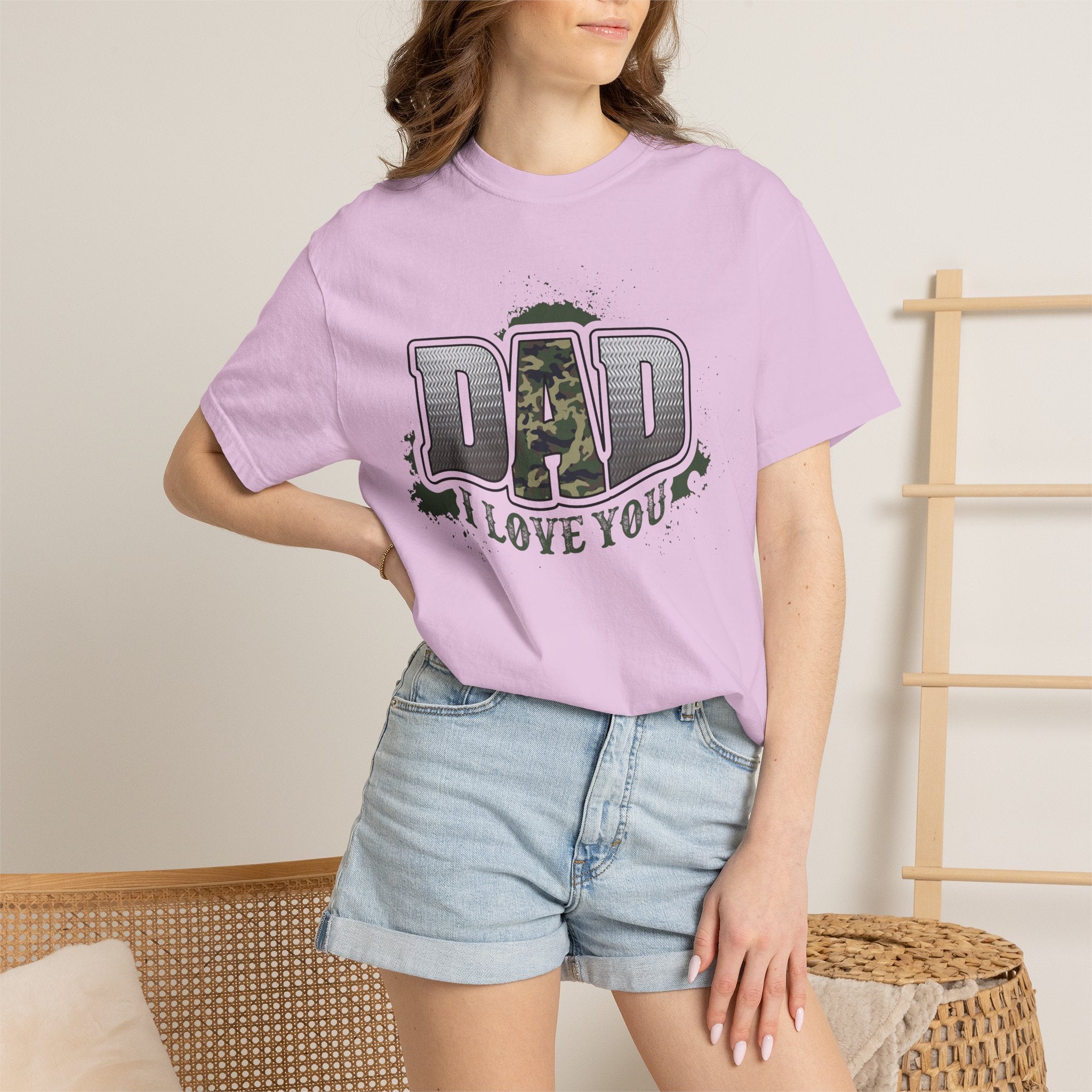Dad I Love You Camo T-Shirt