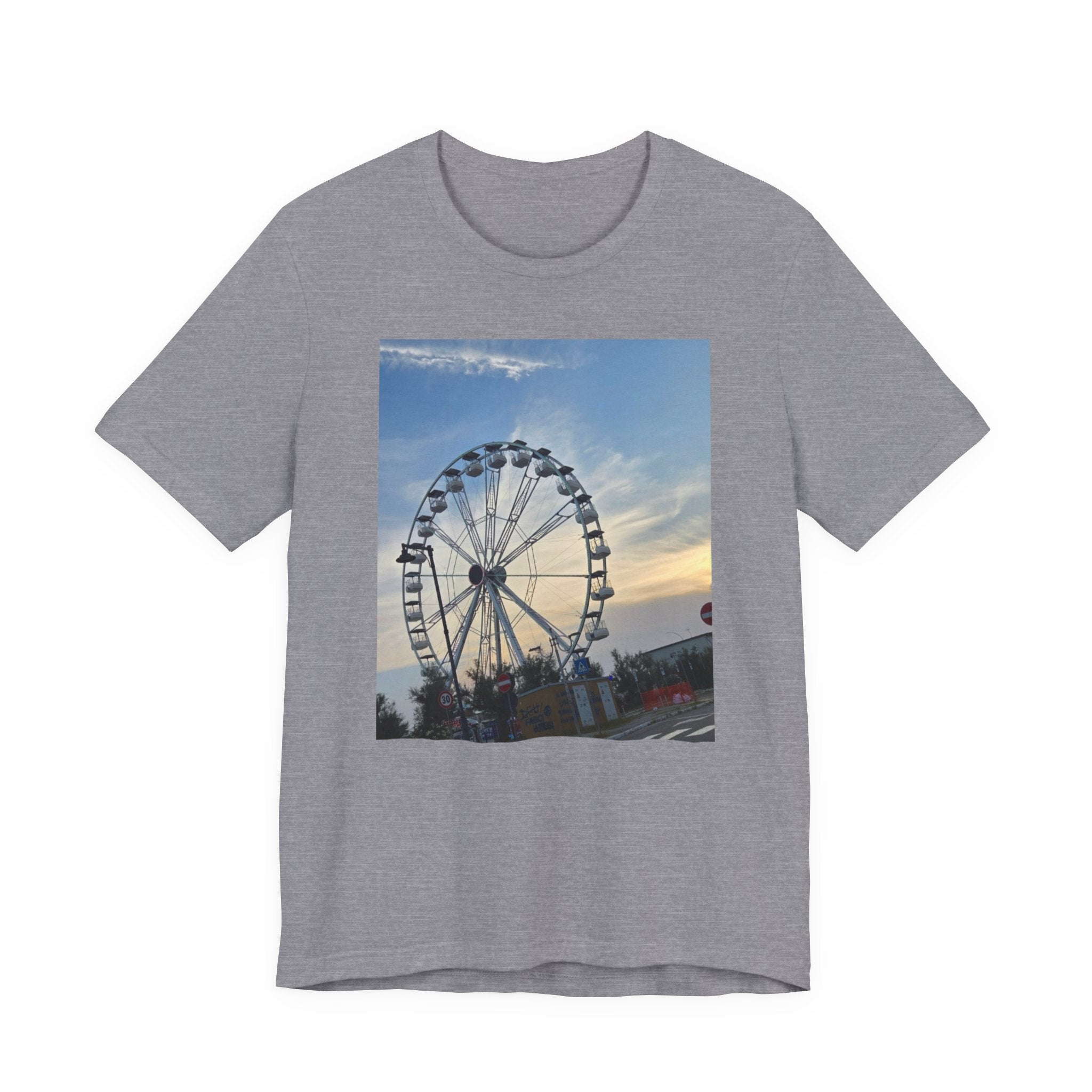 Ferris Wheel Sunset T-Shirt — Carnival Photo Tee