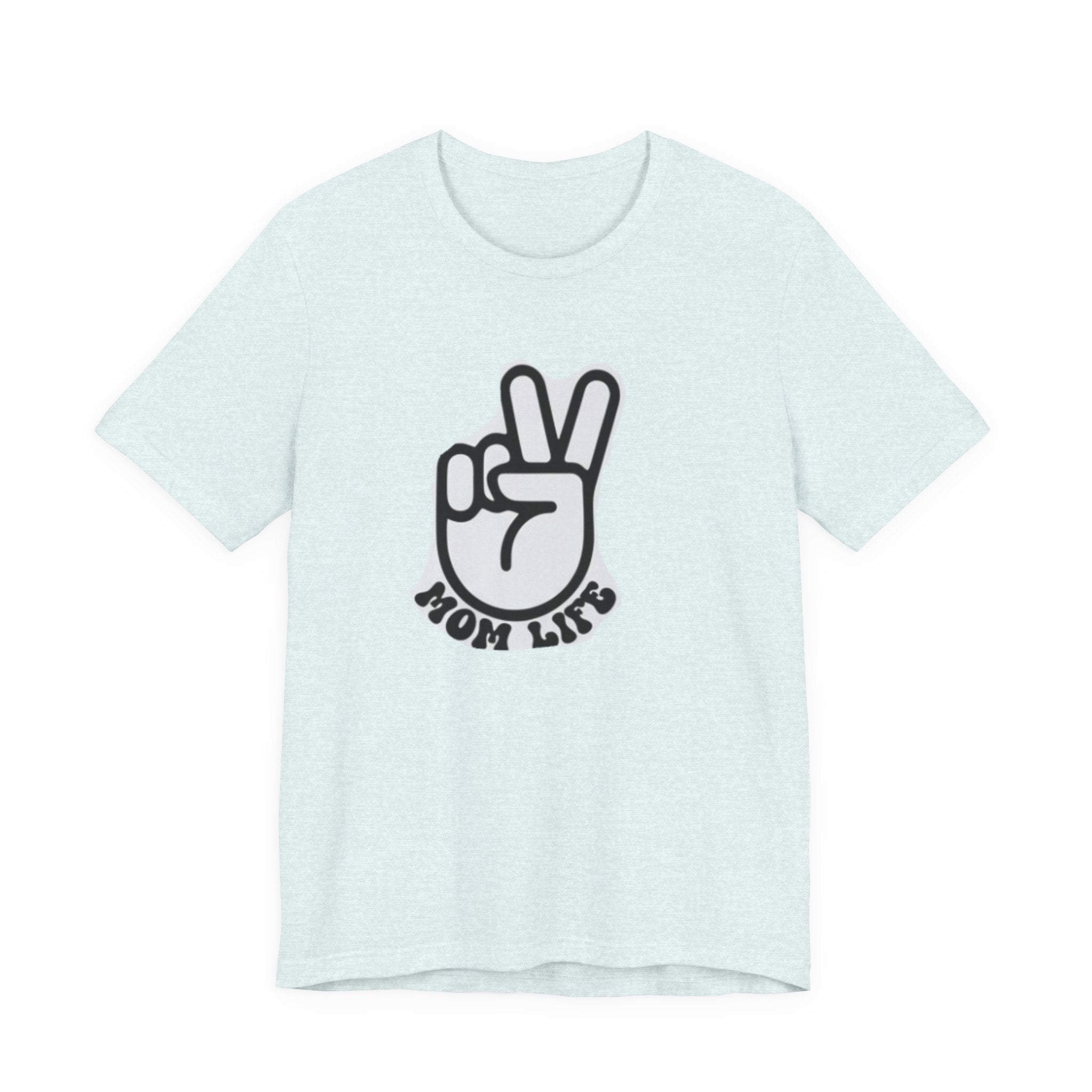 Mom Life Peace Sign T-Shirt