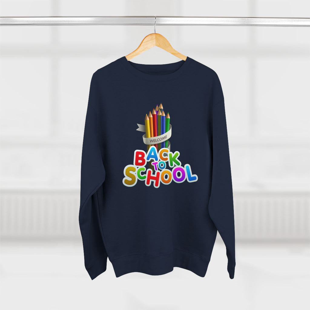 Okula Dönüş Sweatshirt'ü — Renkli Kalem Tasarımı