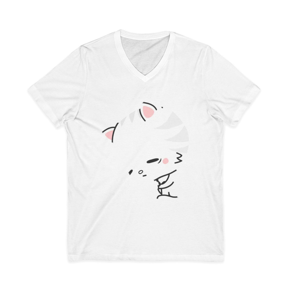 Unisex Jersey Short Sleeve V-Neck Tee