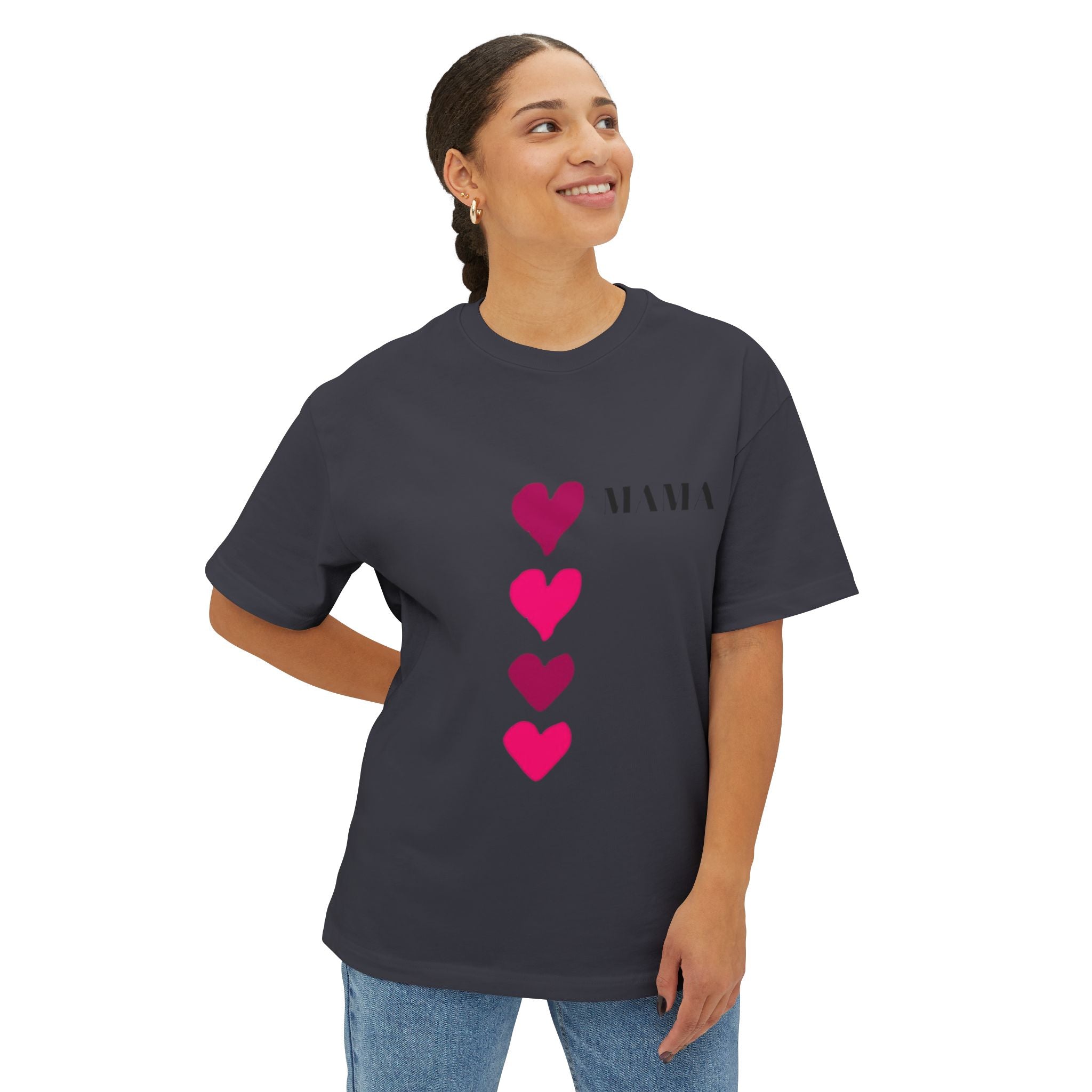 Oversized Cotton Mom Tee