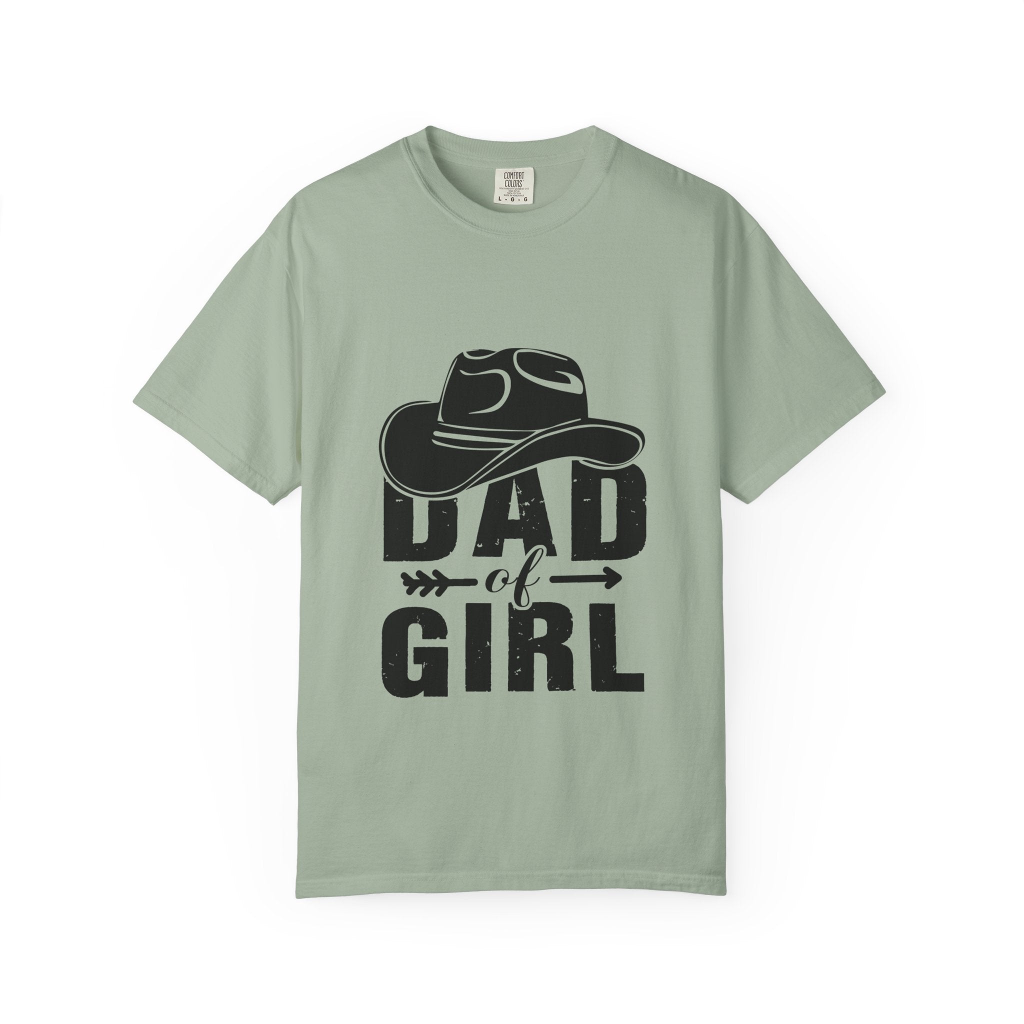 Dad of Girl T-Shirt — Cowboy Hat Father of Daughter Tee