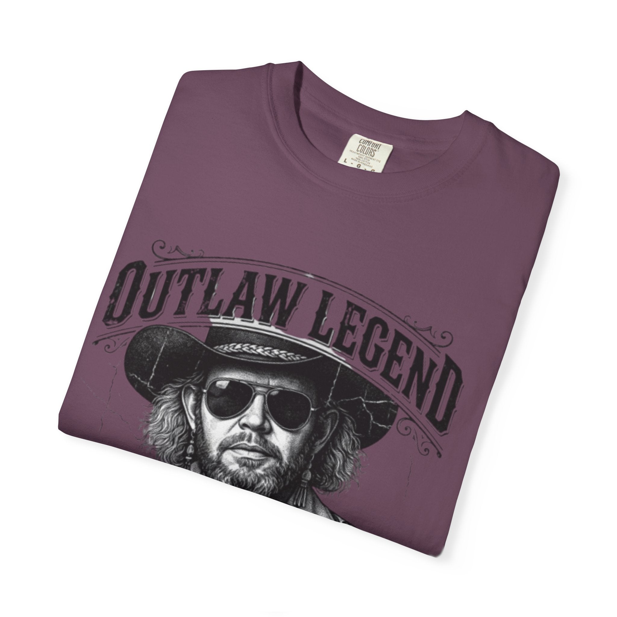 Outlaw Legend Tribute T-Shirt — David Allan Coe Memorial Graphic Tee