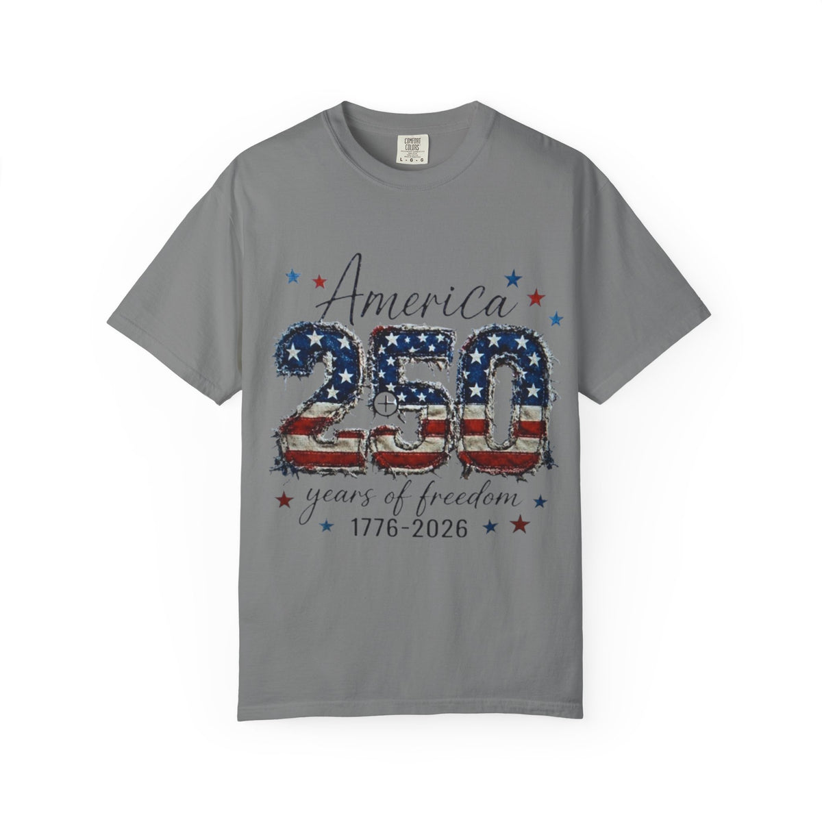 America 250 T-Shirt — 1776–2026 Stars & Stripes Patriotic Tee