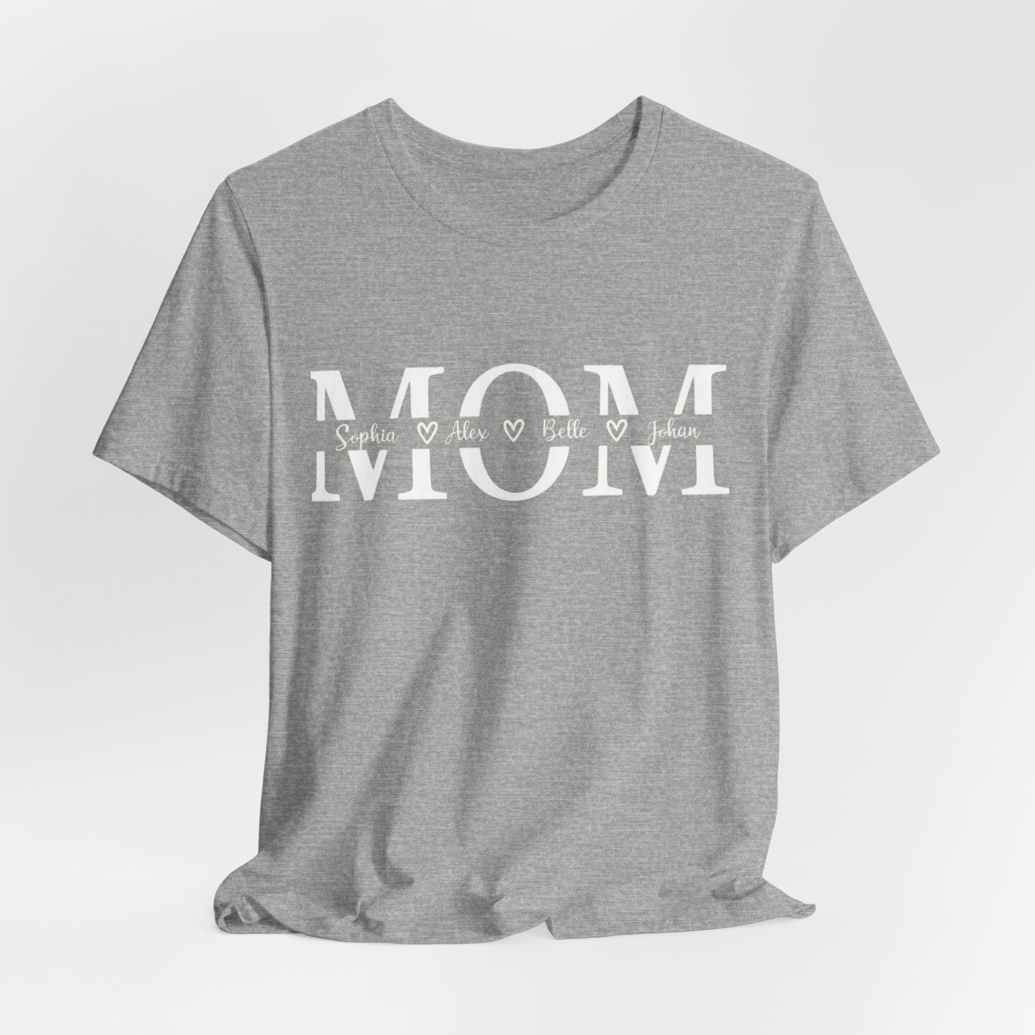 Soft Cotton Mom Heart Tee