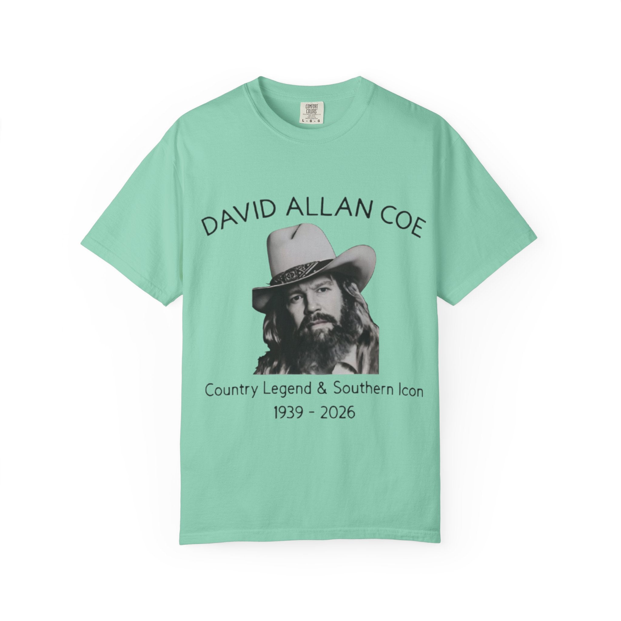 David Allan Coe Tribute T-Shirt – Country Legend Memorial