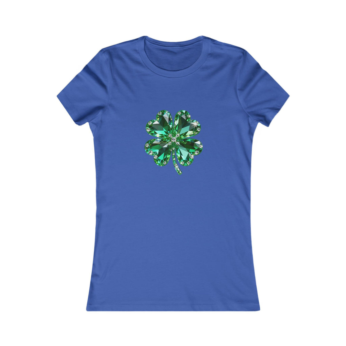 Women's T‑Shirt — Green Shamrock Clover Graphic St. Patrick's Day Tee