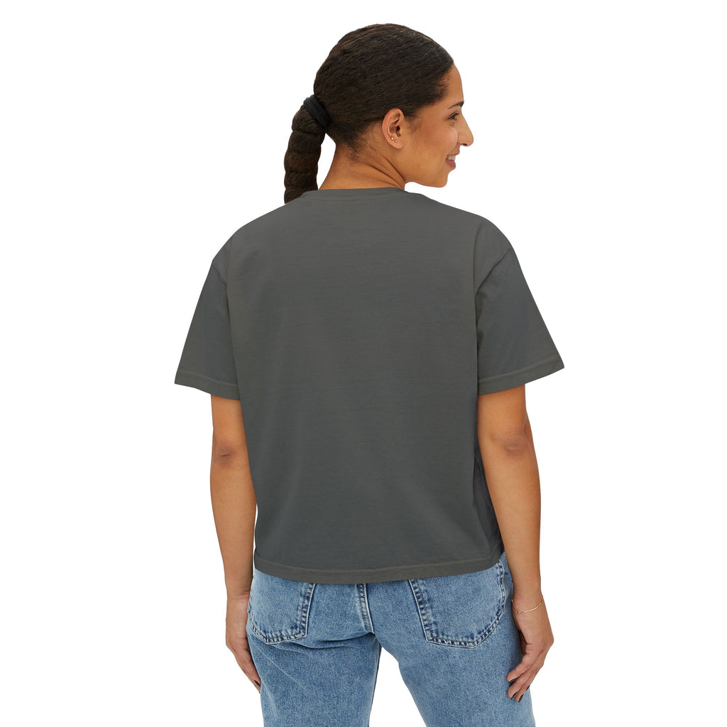 Cat Mom Boxy Cotton Tee