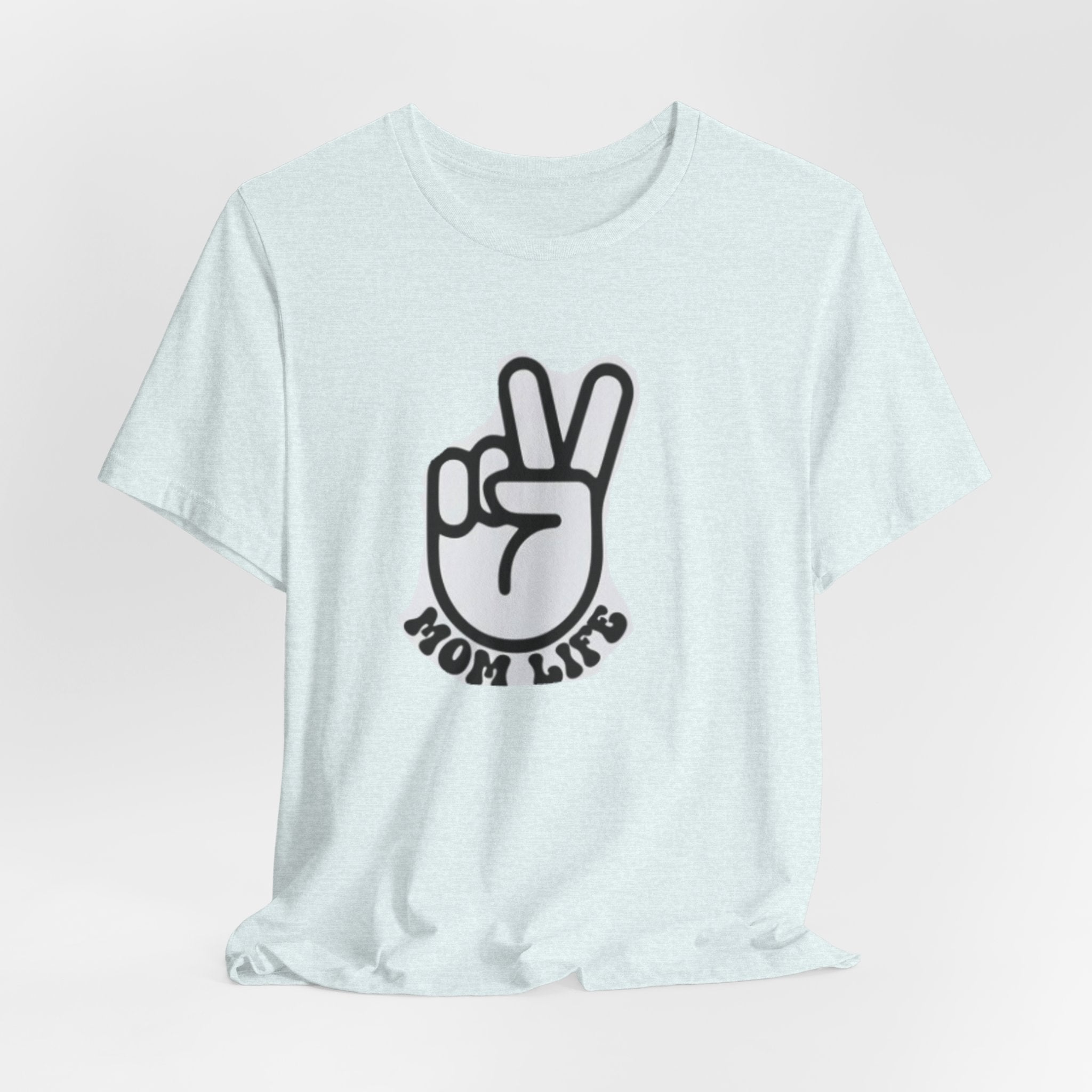 Mom Life Peace Sign T-Shirt