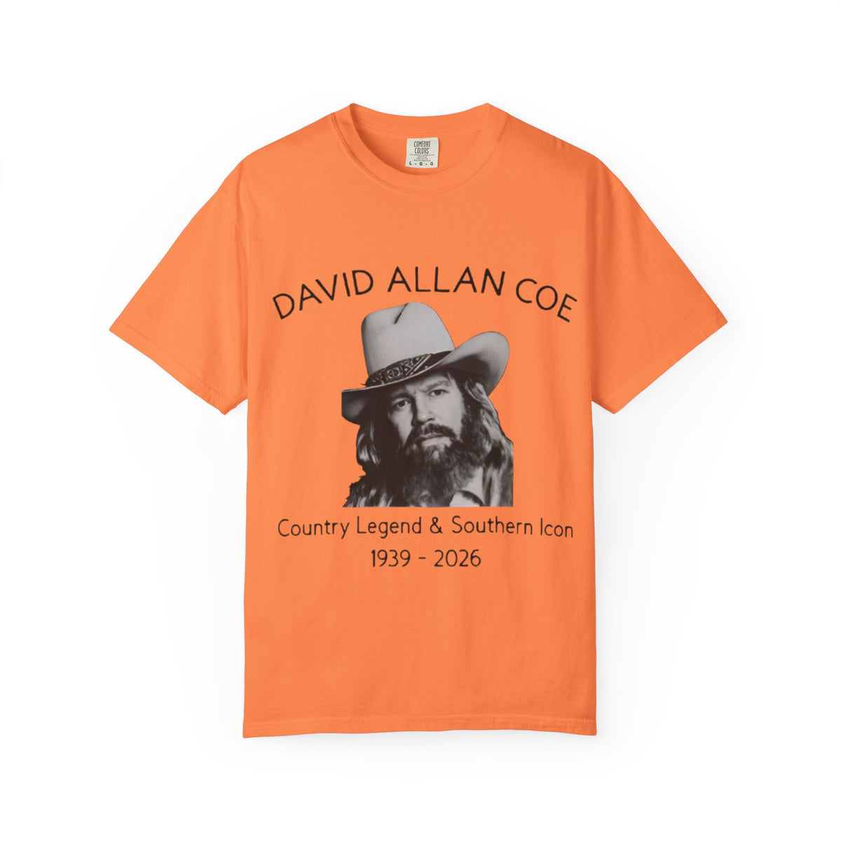 David Allan Coe Tribute T-Shirt — Country Legend Memorial Tee (1939–2026)