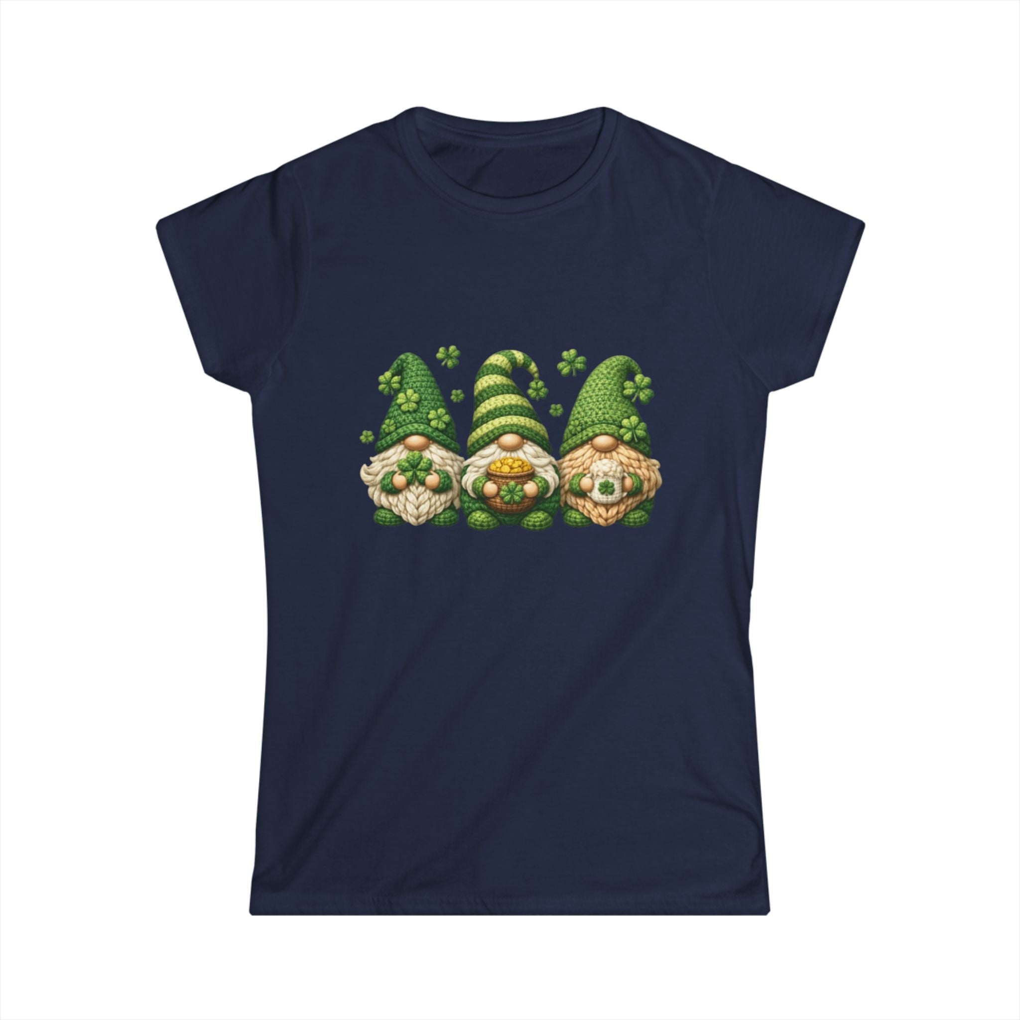 Lucky Green Gnome Cotton Tee