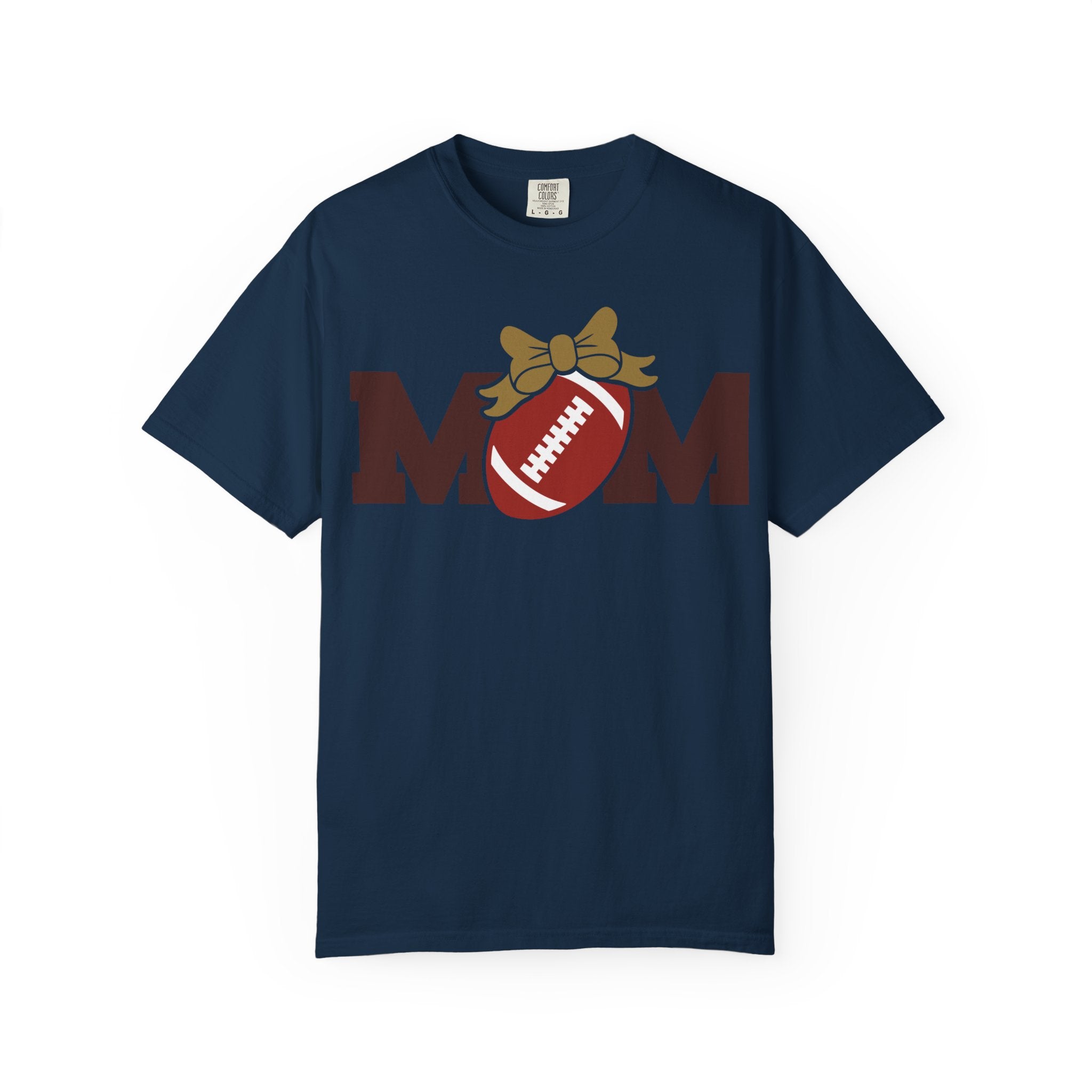 Garment-Dyed Football Mom Tee