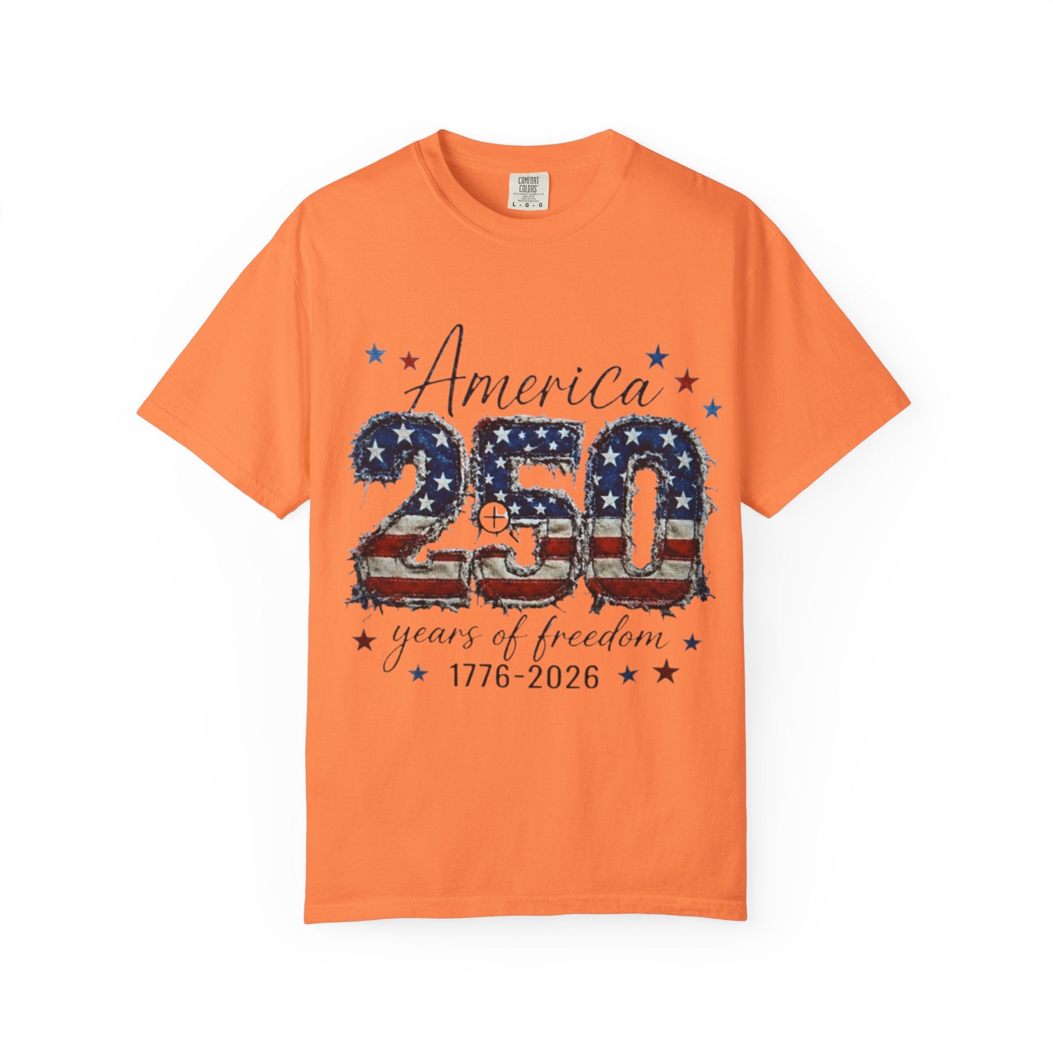 America 250 T-Shirt — 1776–2026 Stars & Stripes Patriotic Tee