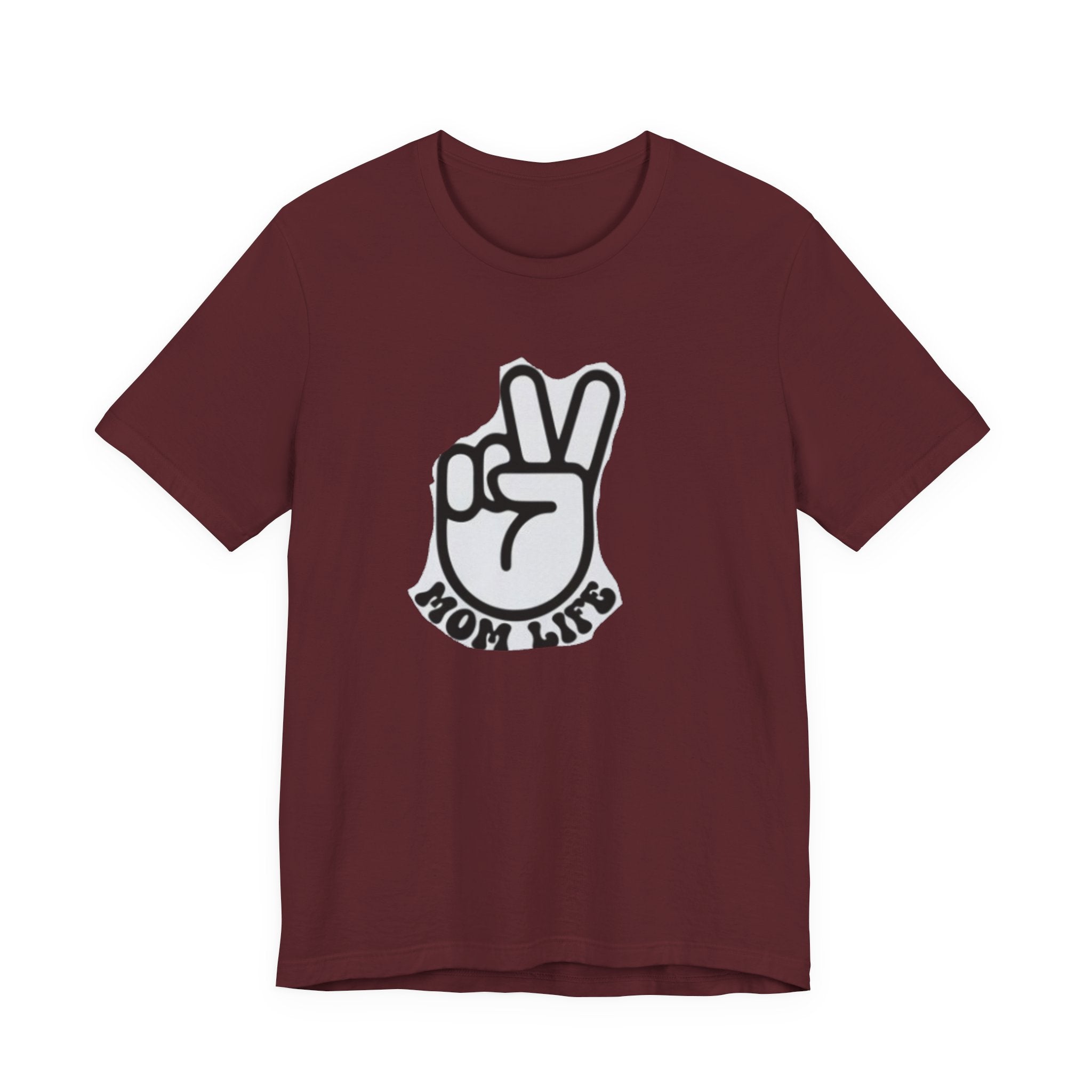 Mom Life Peace Sign T-Shirt