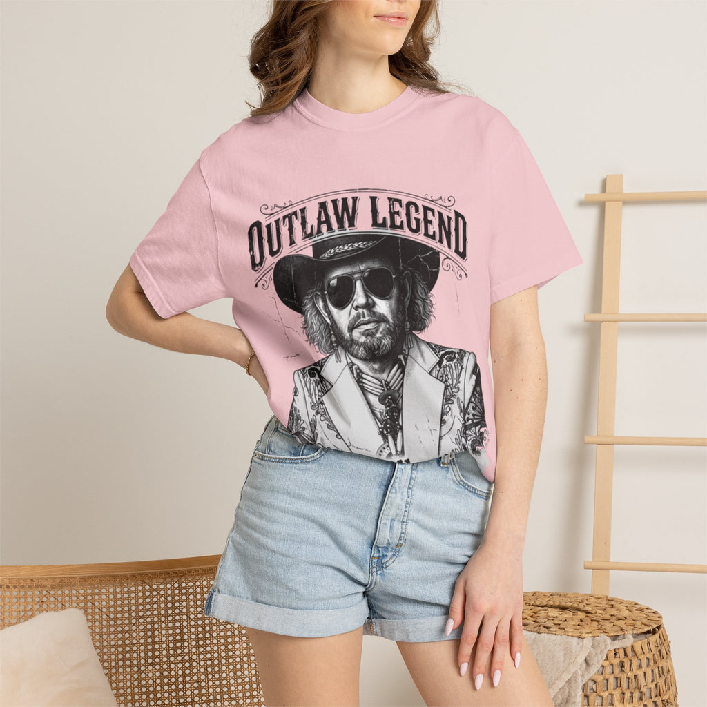 Outlaw Legend Tribute T-Shirt — David Allan Coe Memorial Graphic Tee