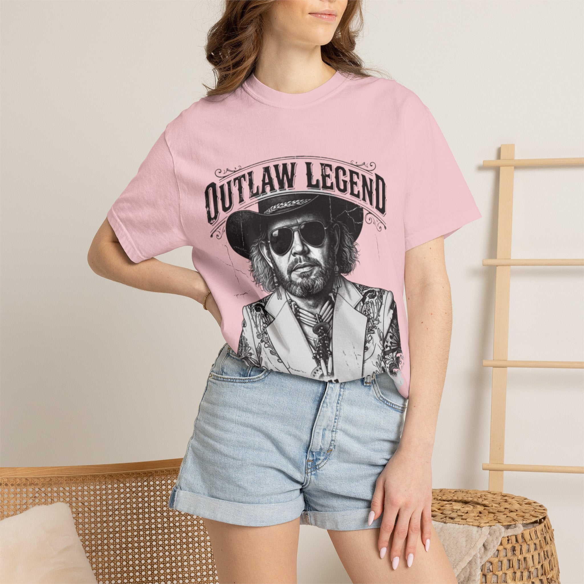 Outlaw Legend Tribute T-Shirt — David Allan Coe Memorial Graphic Tee