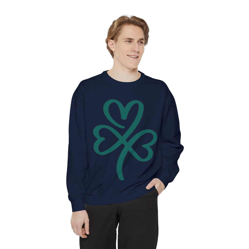 Heart Clover Cotton Sweatshirt
