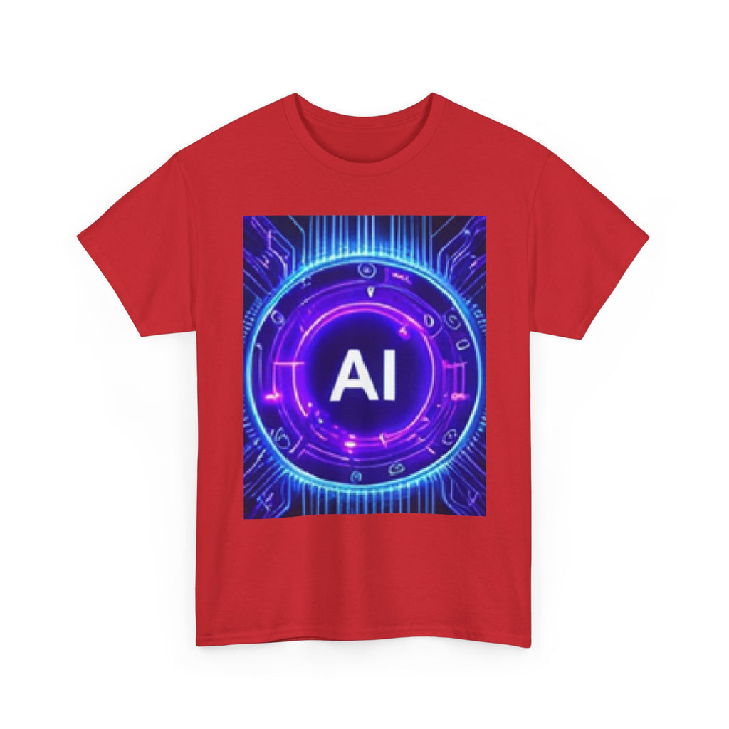 AI Circuit Tee — Futuristic Tech Graphic T-Shirt