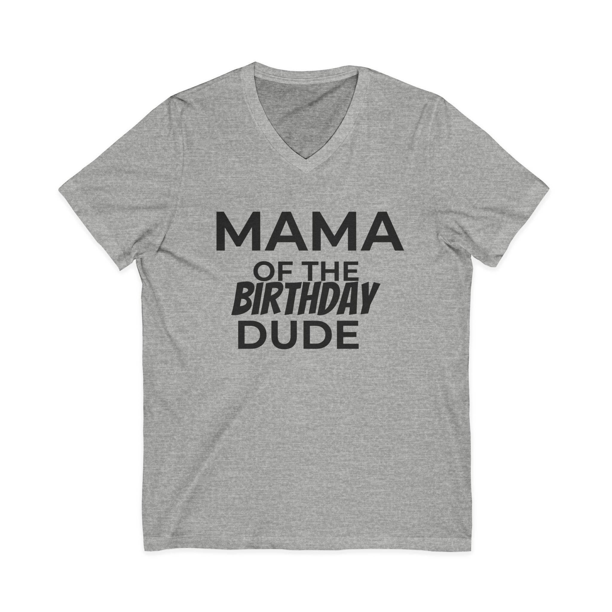 Birthday Mama Cotton V-Neck