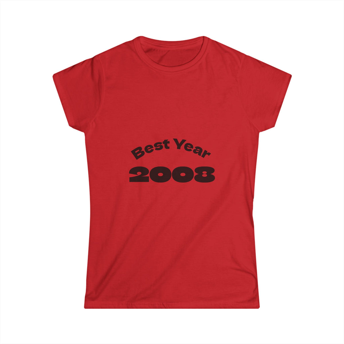 Best Year 2008 T-Shirt — Women's Retro Year Tee