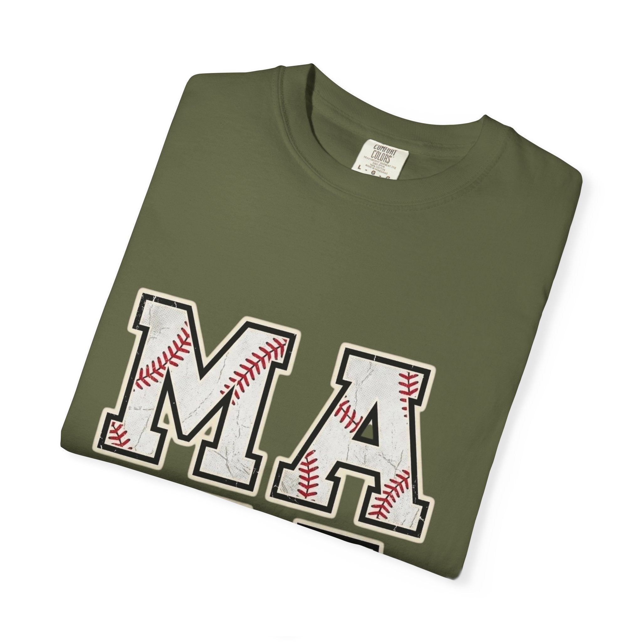 Vintage Cotton Baseball Mom Tee