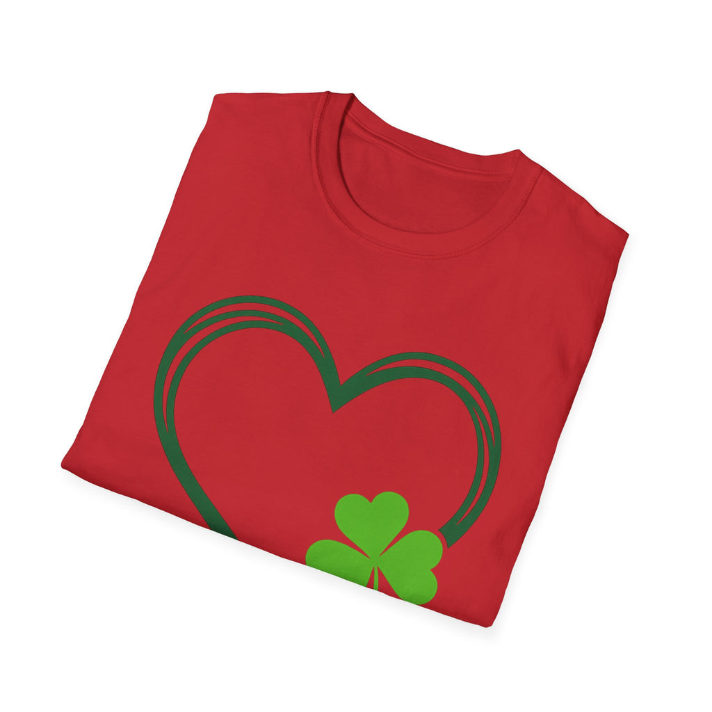 Soft Cotton Shamrock Heart Tee