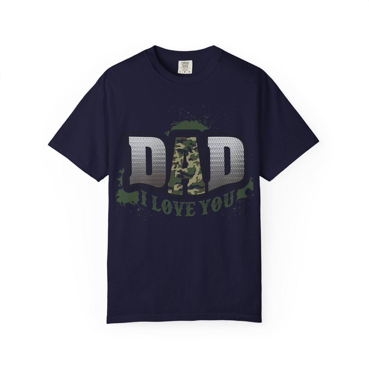 Dad I Love You Camo Graphic T-Shirt