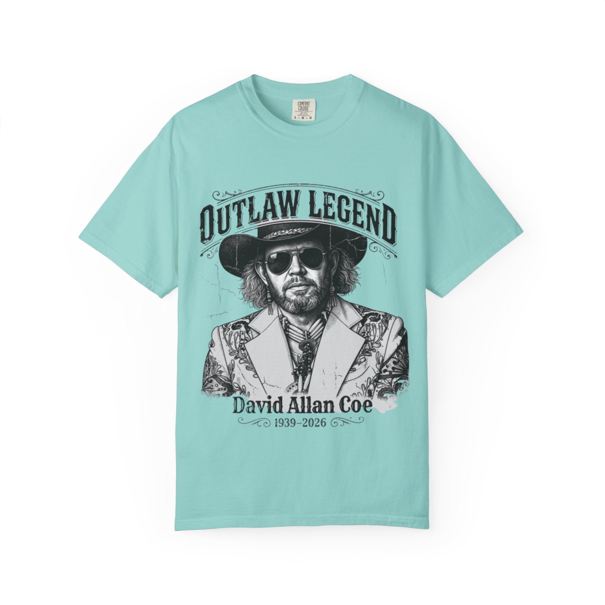 Outlaw Legend Tribute T-Shirt — David Allan Coe Memorial Graphic Tee