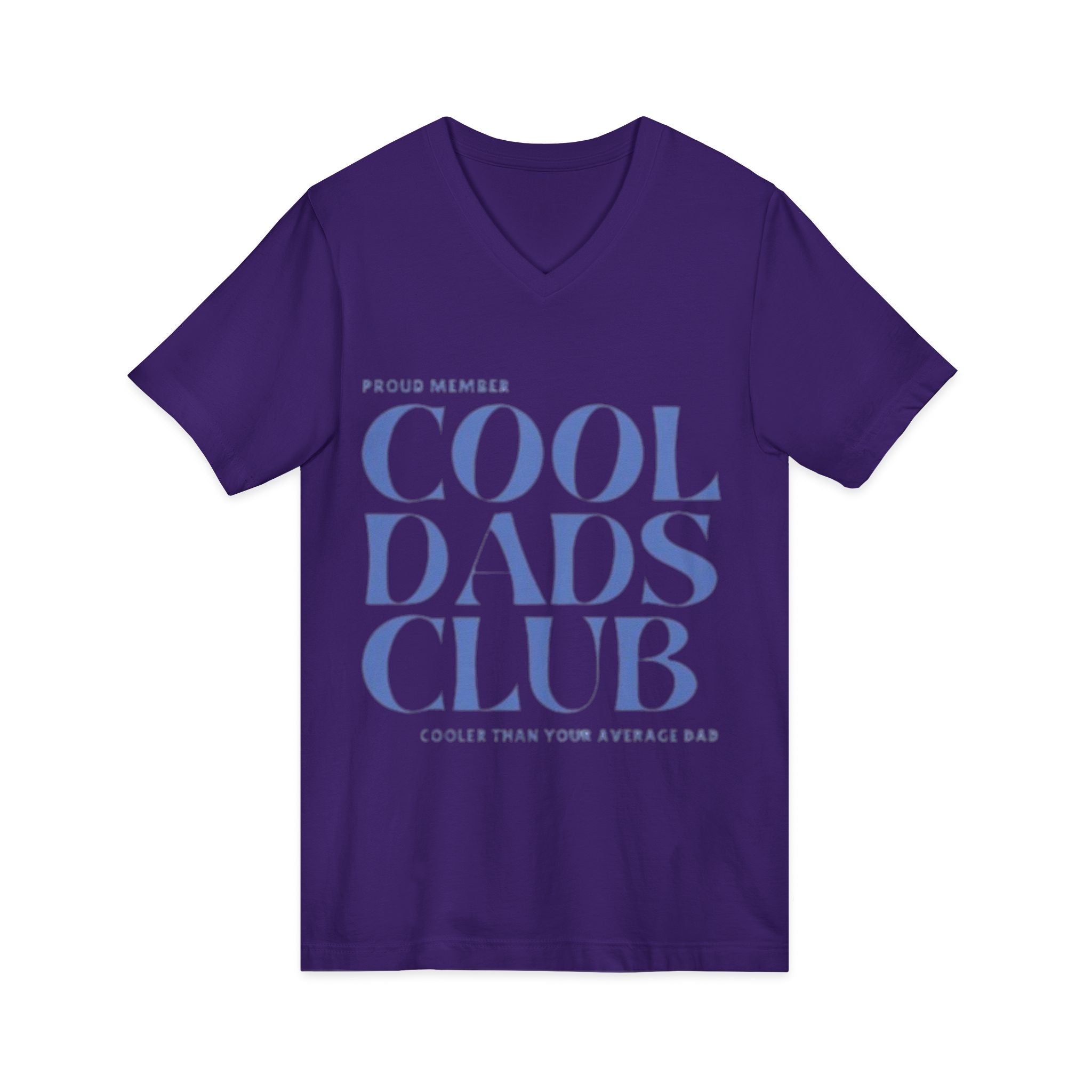 Cool Dads Club V-Neck Tee — Proud Member "Cooler Than Your Average Dad" Father's Day Shirt