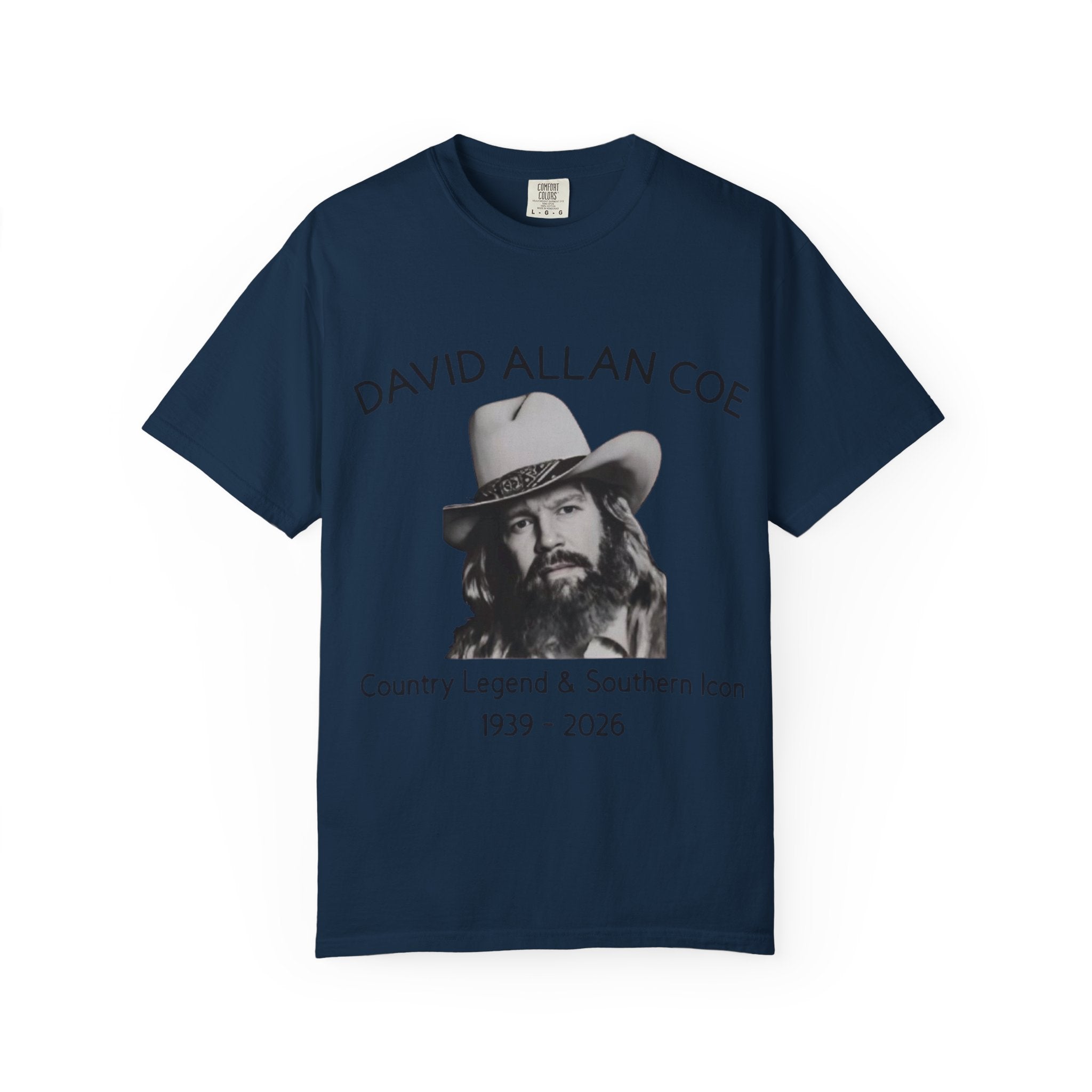 David Allan Coe Tribute T-Shirt – Vintage Cotton Memorial Tee