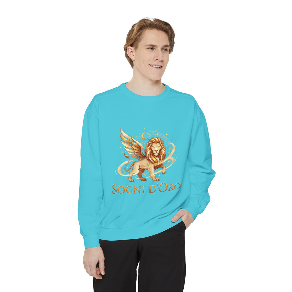 Garment-Dyed Lion Sweatshirt