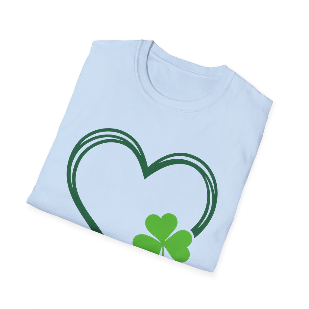 Soft Cotton Shamrock Heart Tee