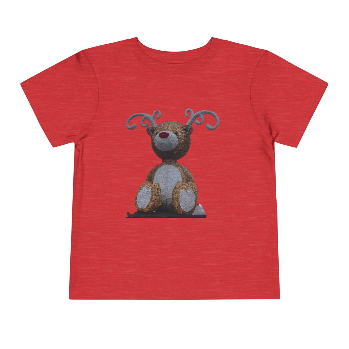 Toddler Tee — Cute Reindeer Stuffed Animal Graphic