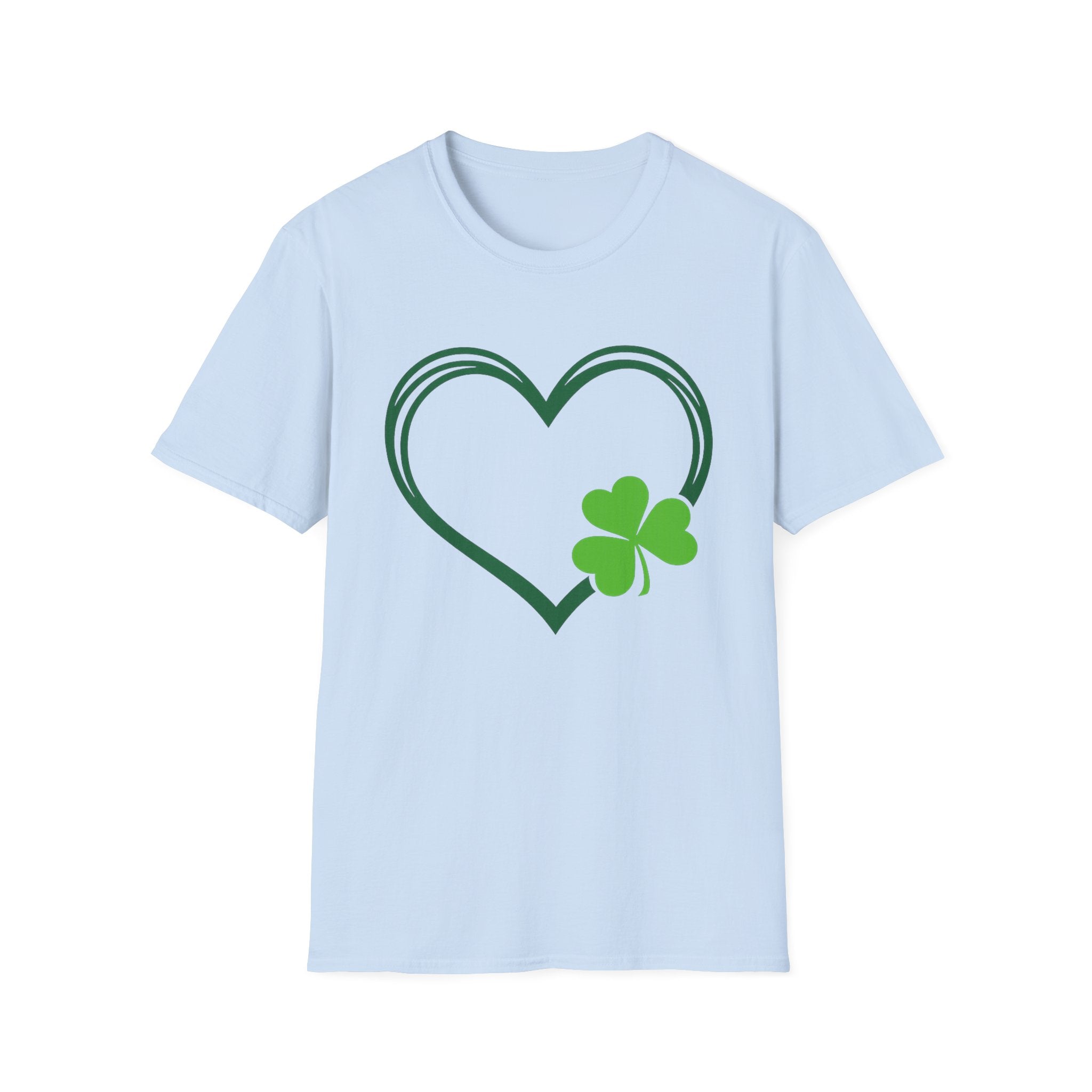 Soft Cotton Shamrock Heart Tee