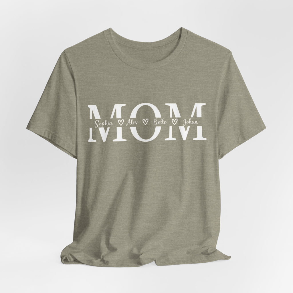Soft Cotton Mom Heart Tee