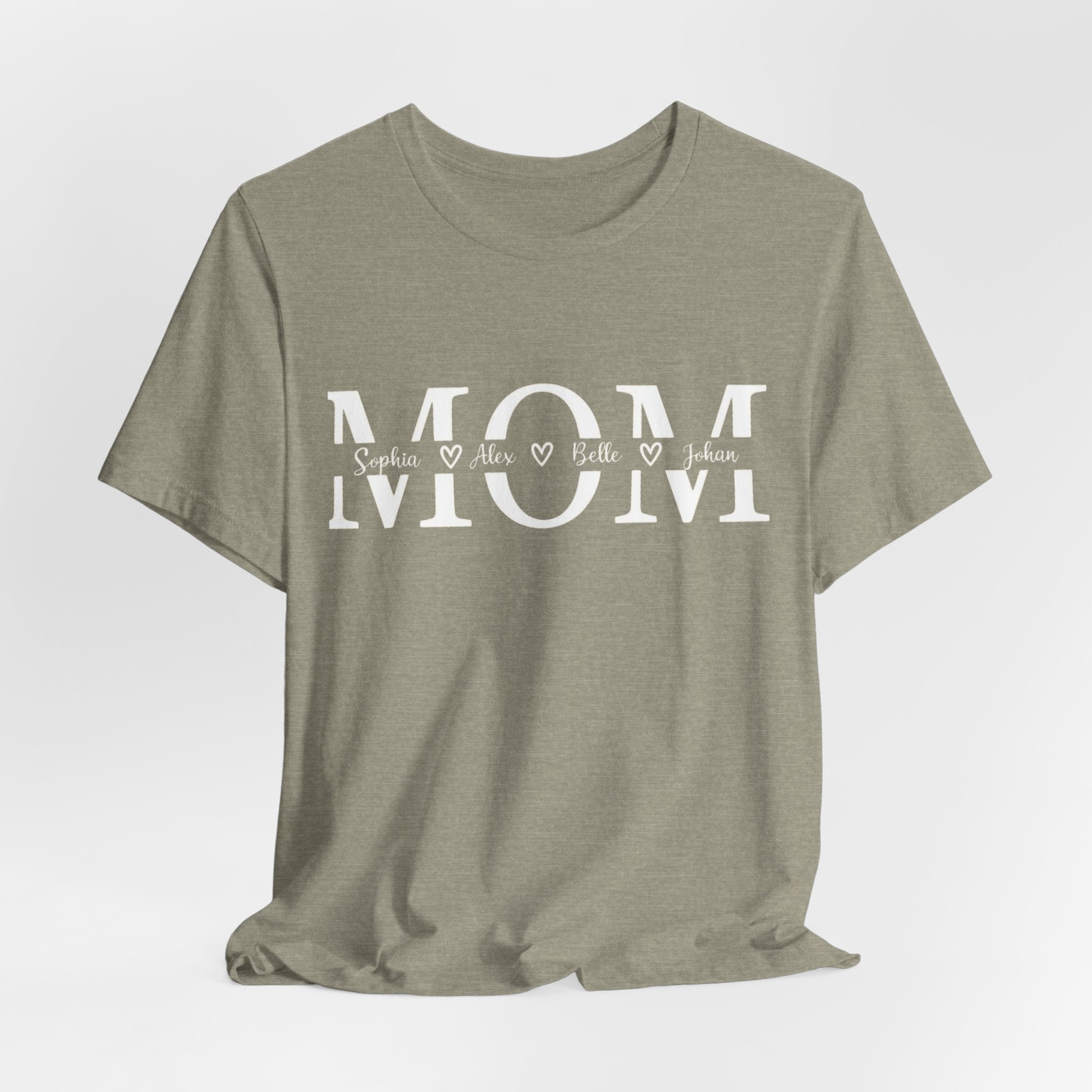 Soft Cotton Mom Heart Tee