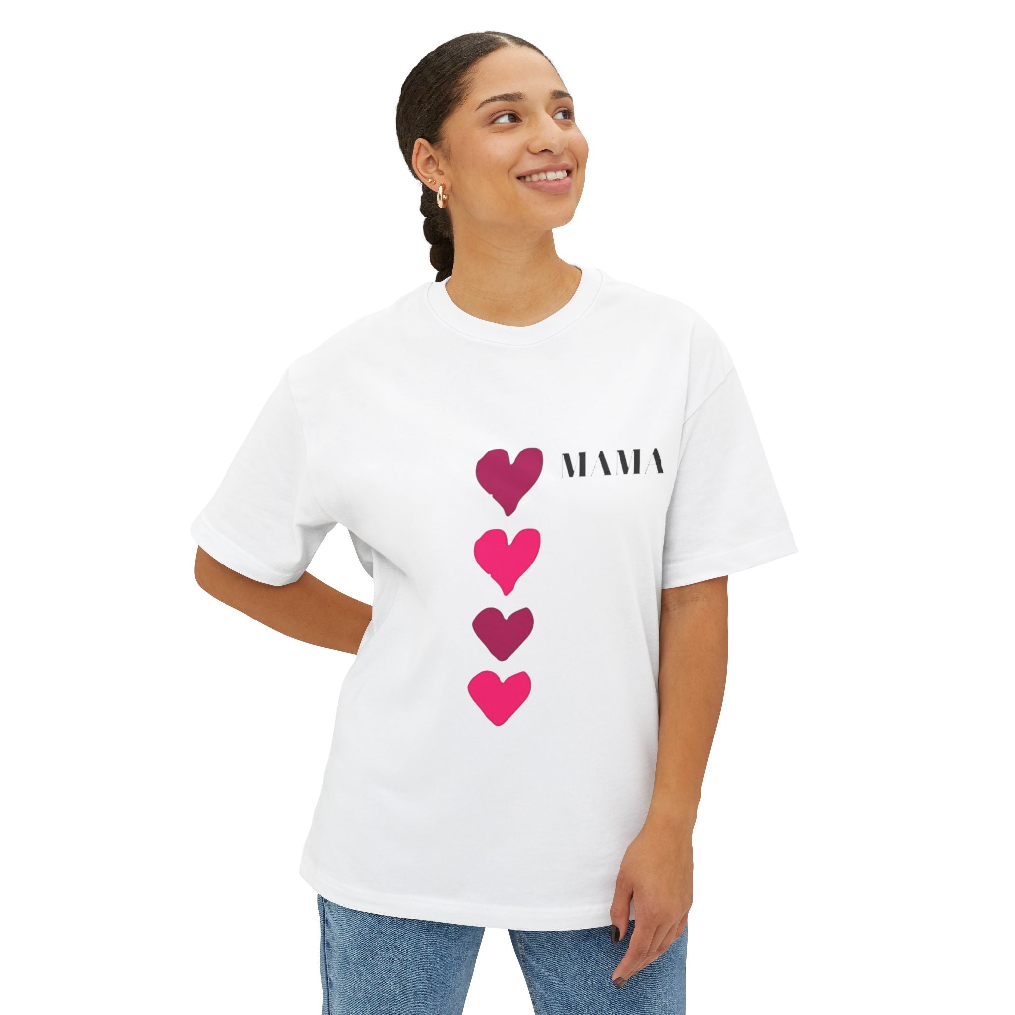 Oversized Cotton Mom Tee