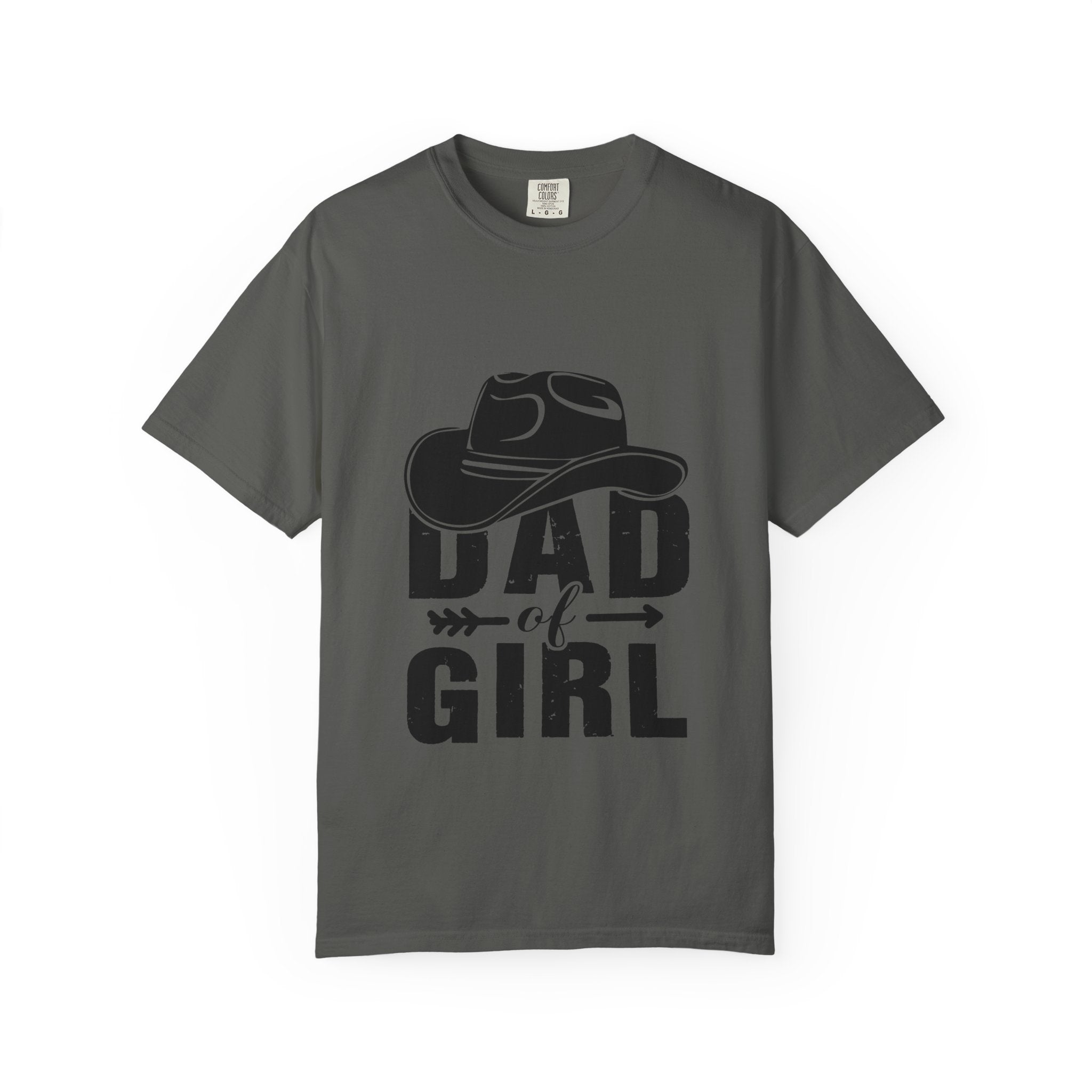 Dad of Girl T-Shirt — Cowboy Hat Father of Daughter Tee