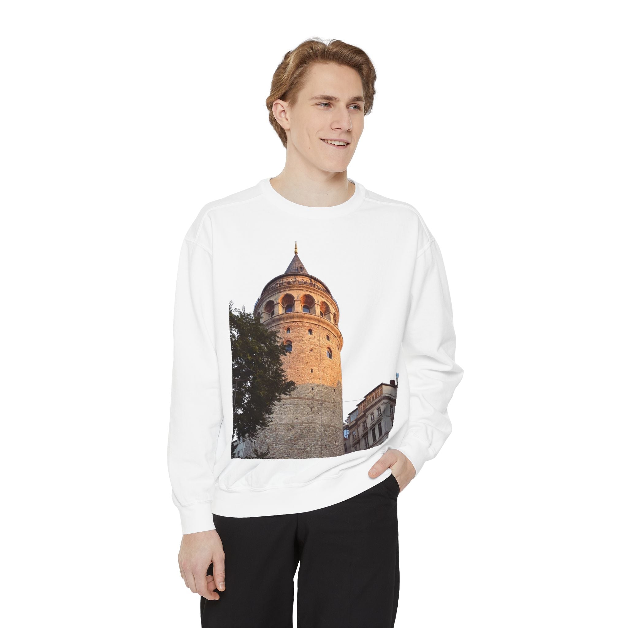 Garment-Dyed Cotton Sweatshirt