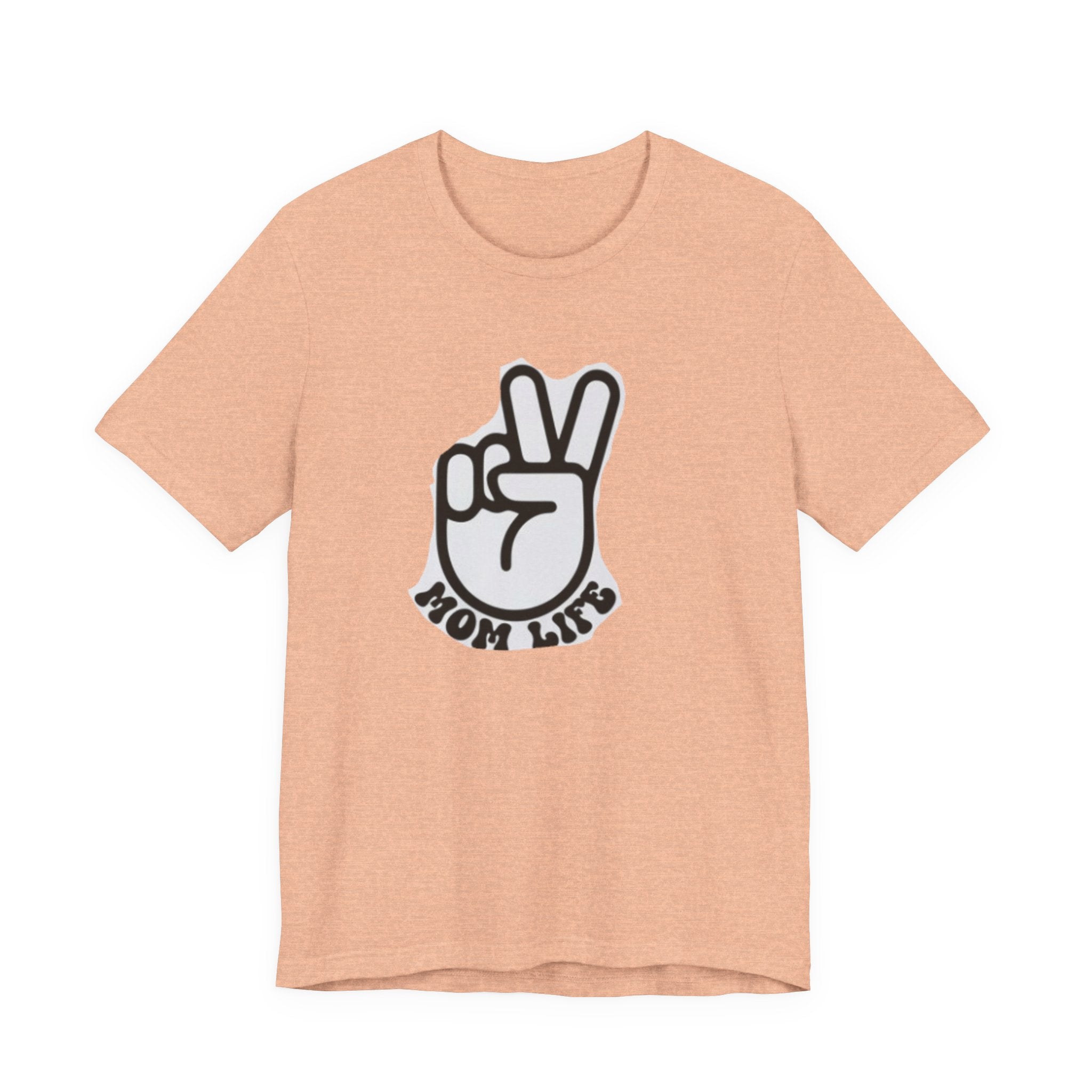 Mom Life Peace Sign T-Shirt